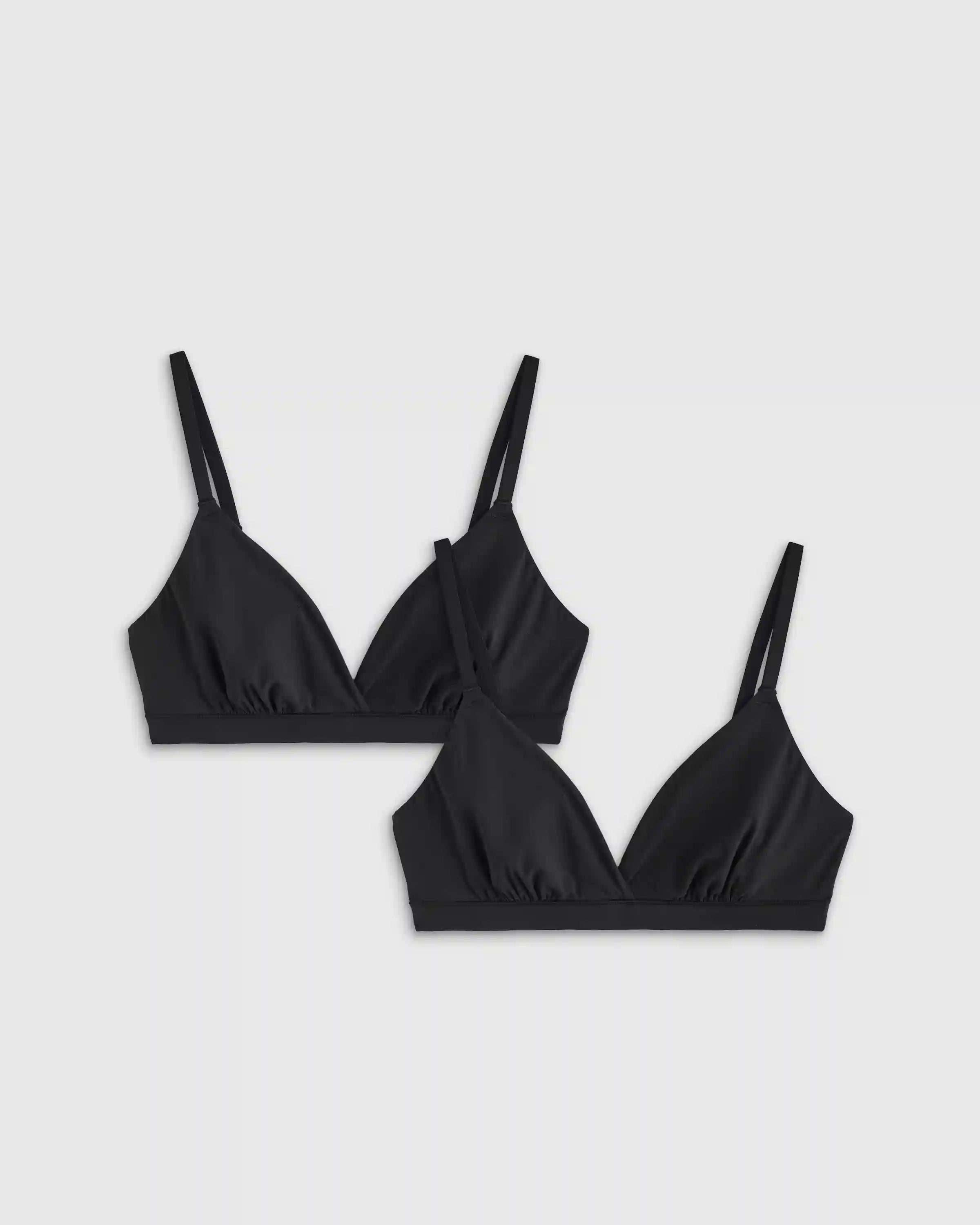 Second Skin Crossover Bralette (2-pack)