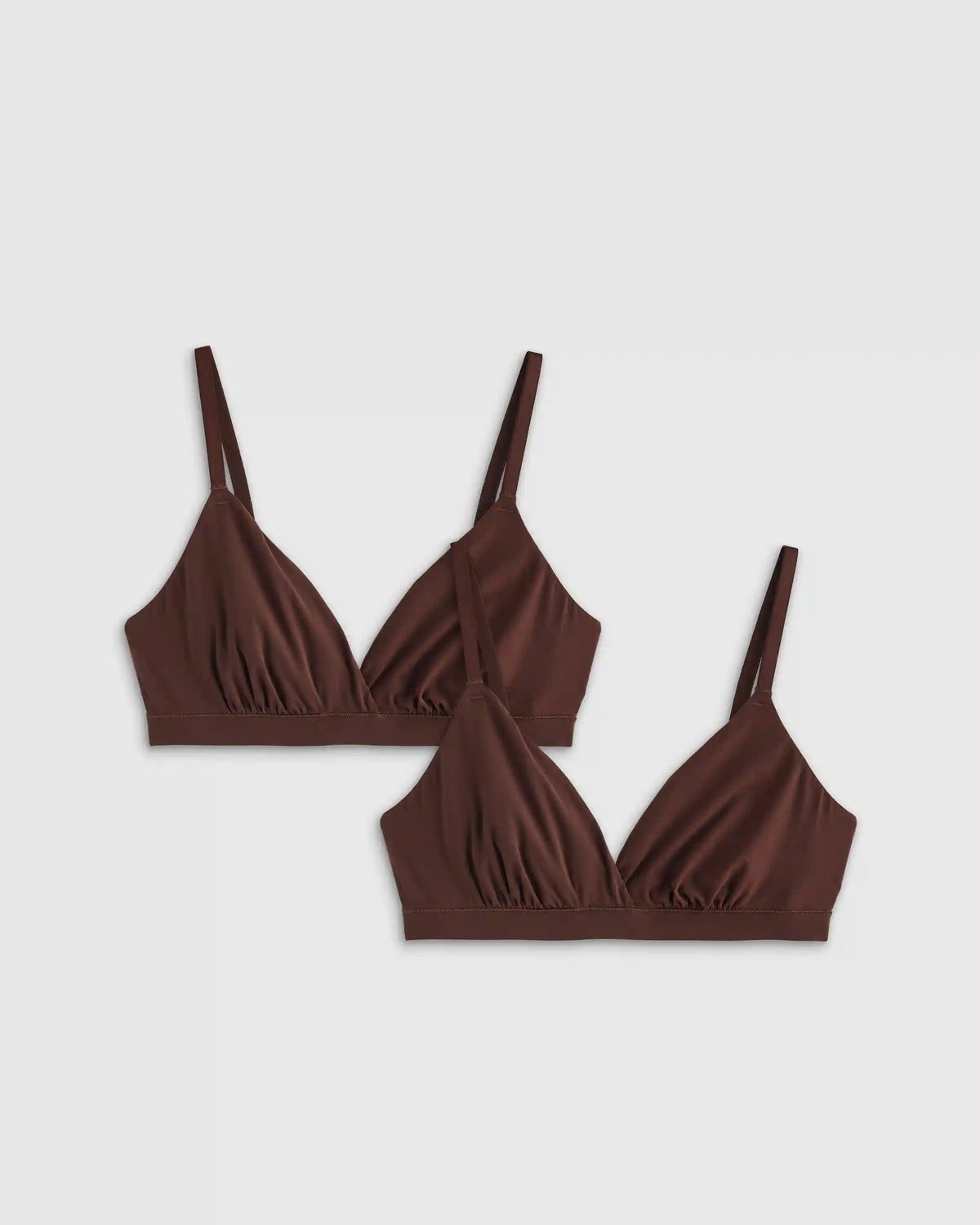 Second Skin Crossover Bralette (2-pack)