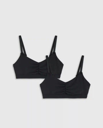 Micromodal Ruched Bralette (2-pack)