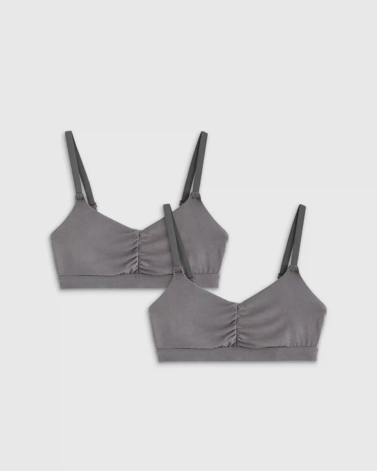 Micromodal Ruched Bralette (2-pack)