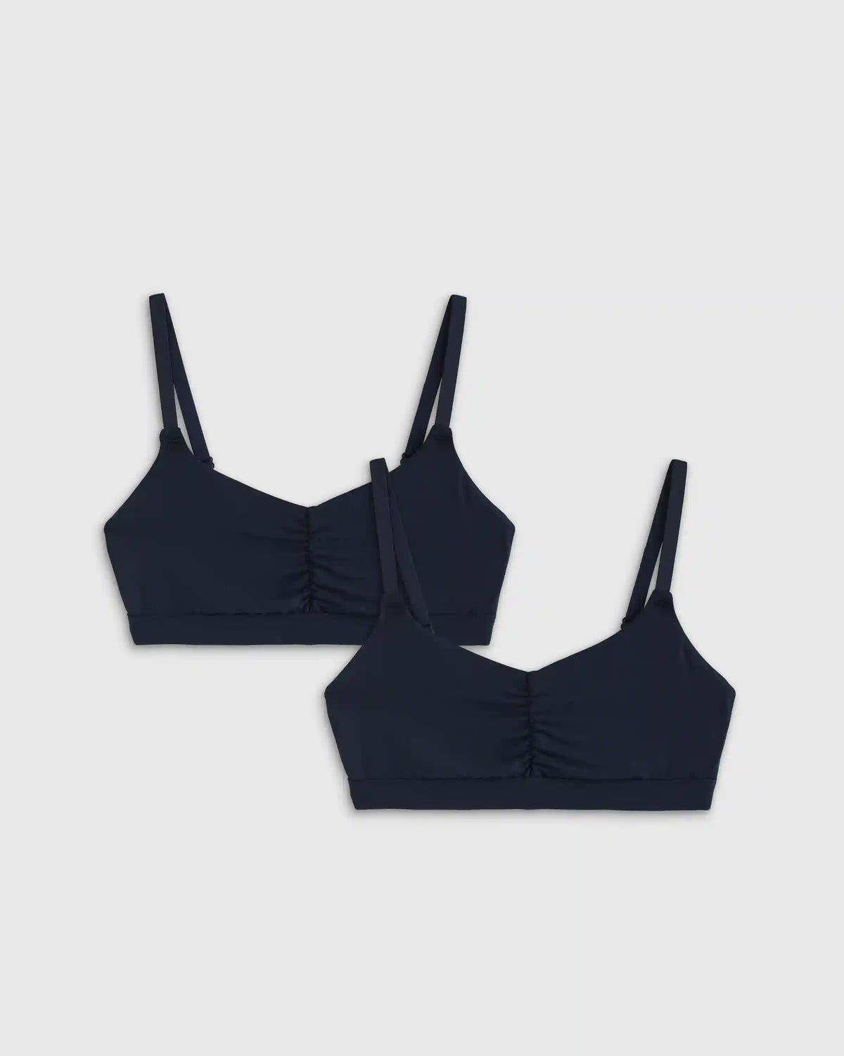 Micromodal Ruched Bralette (2-pack)