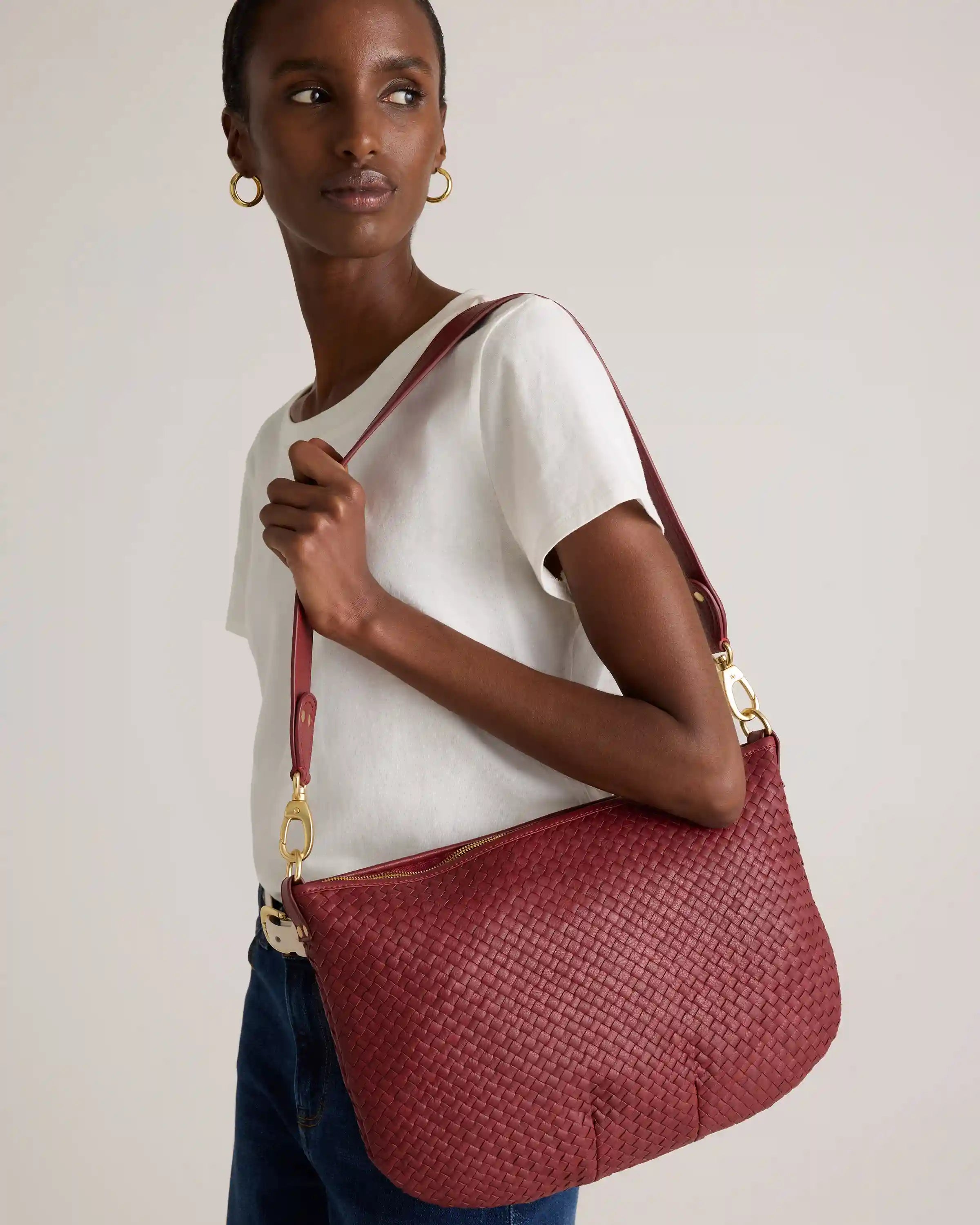Sloane Handwoven Shoulder Bag