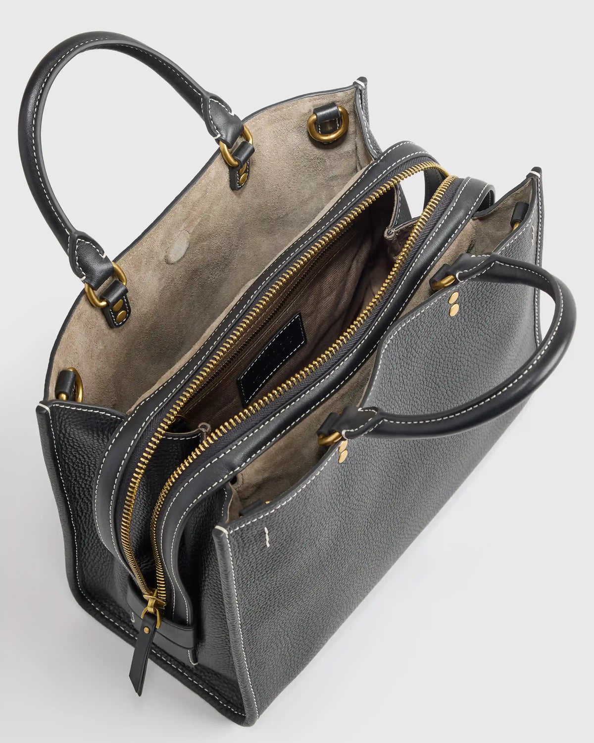 Italian Leather Medium Convertible Satchel