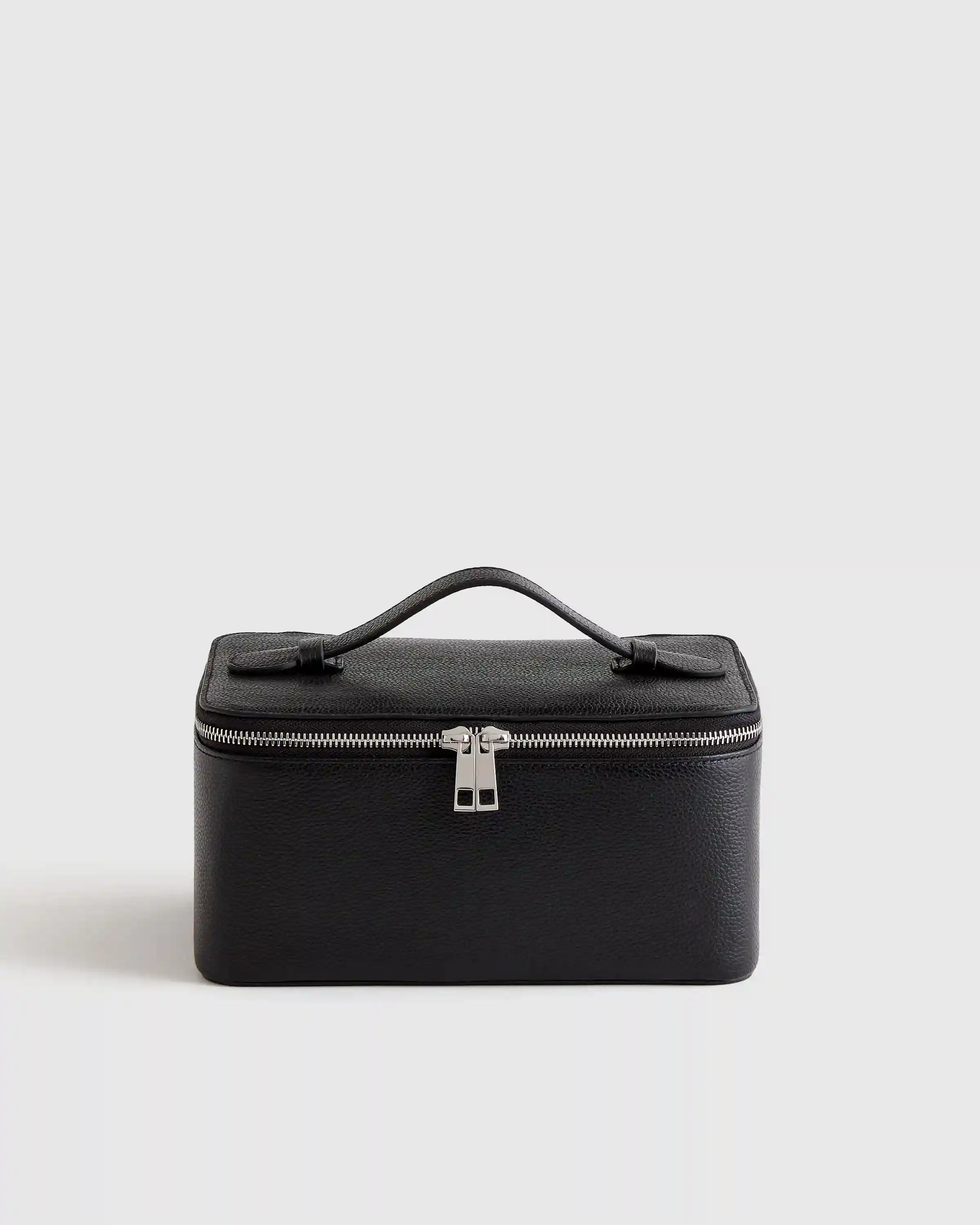 Italian Leather Travel Cosmetic Case