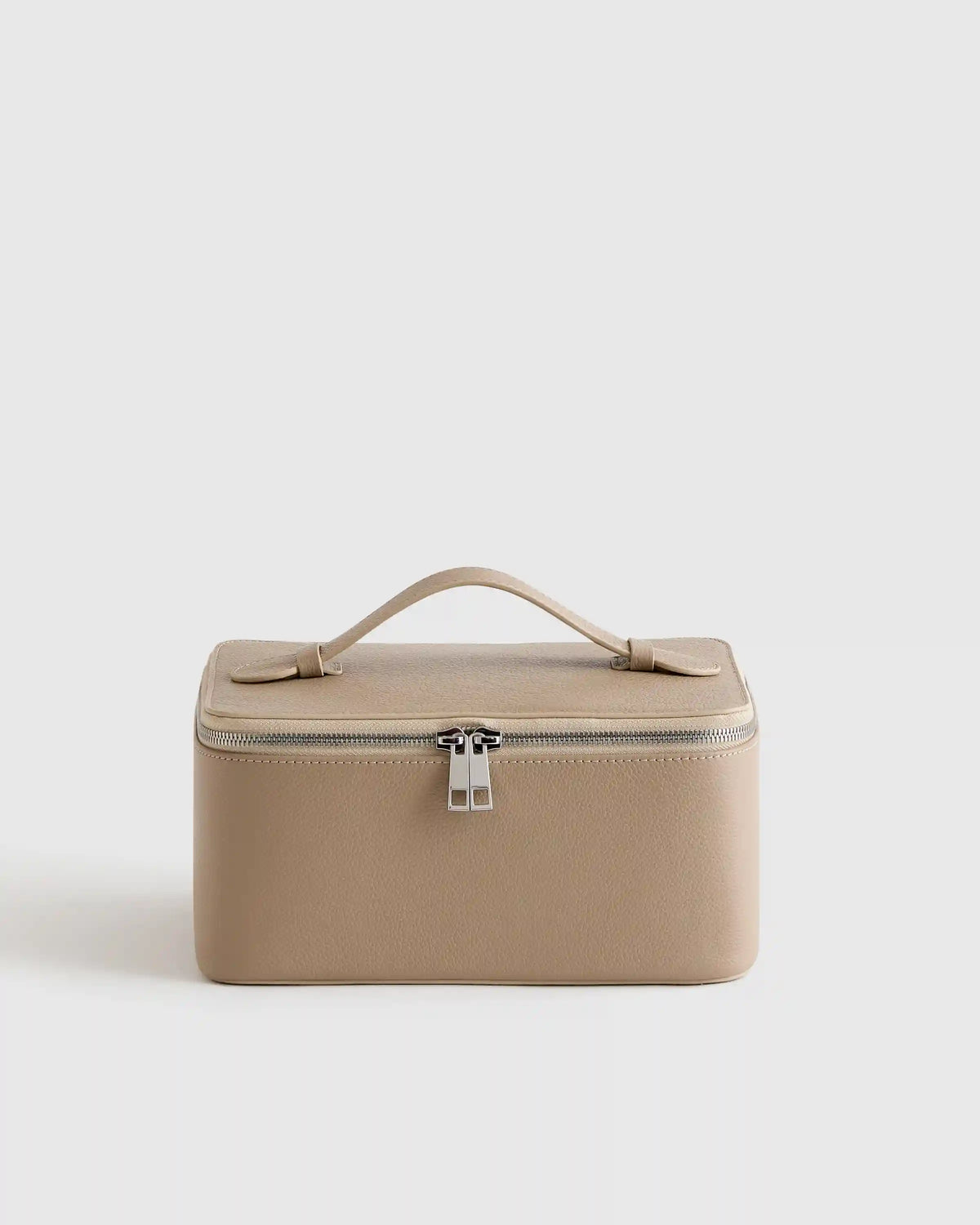 Italian Leather Travel Cosmetic Case