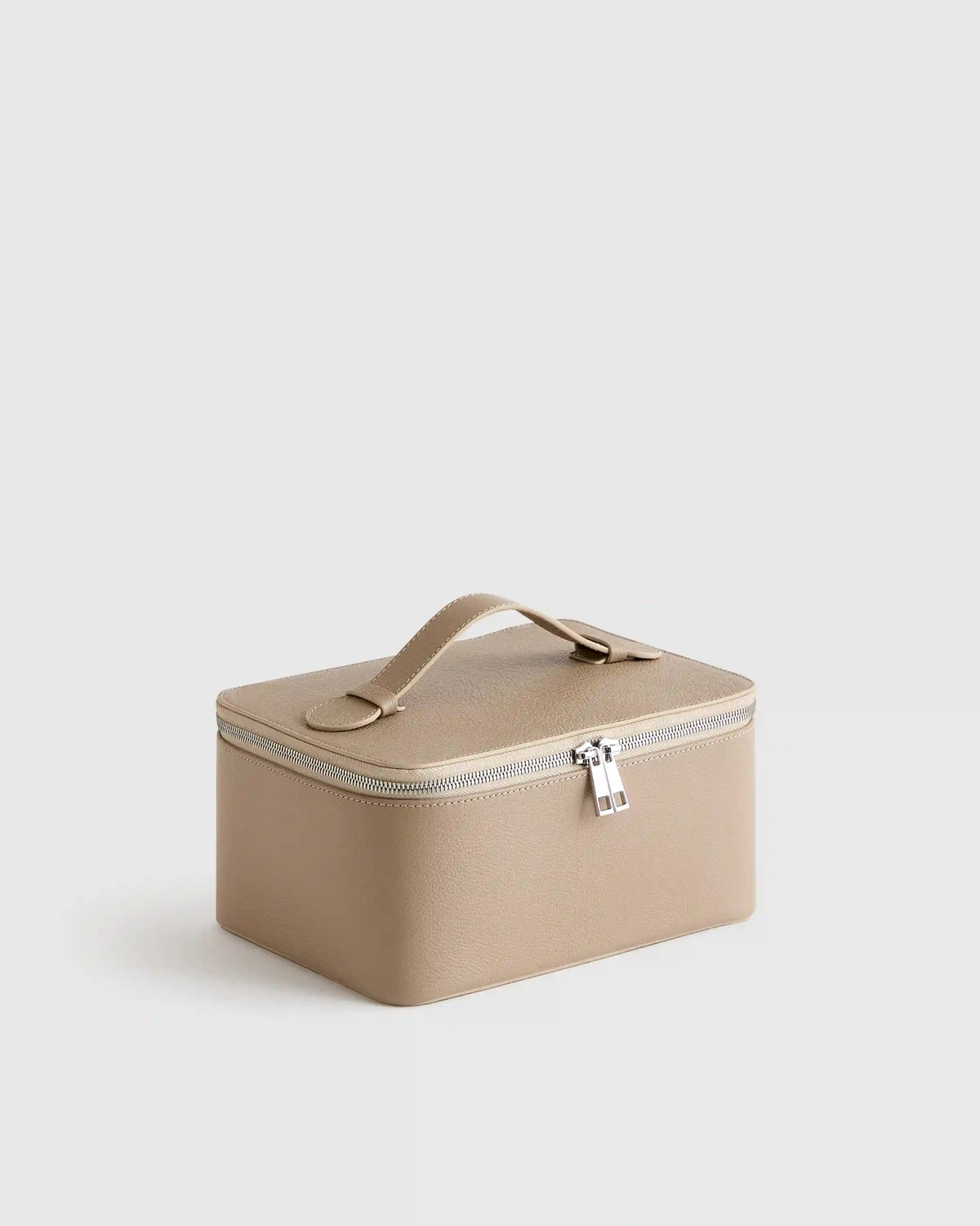 Italian Leather Travel Cosmetic Case