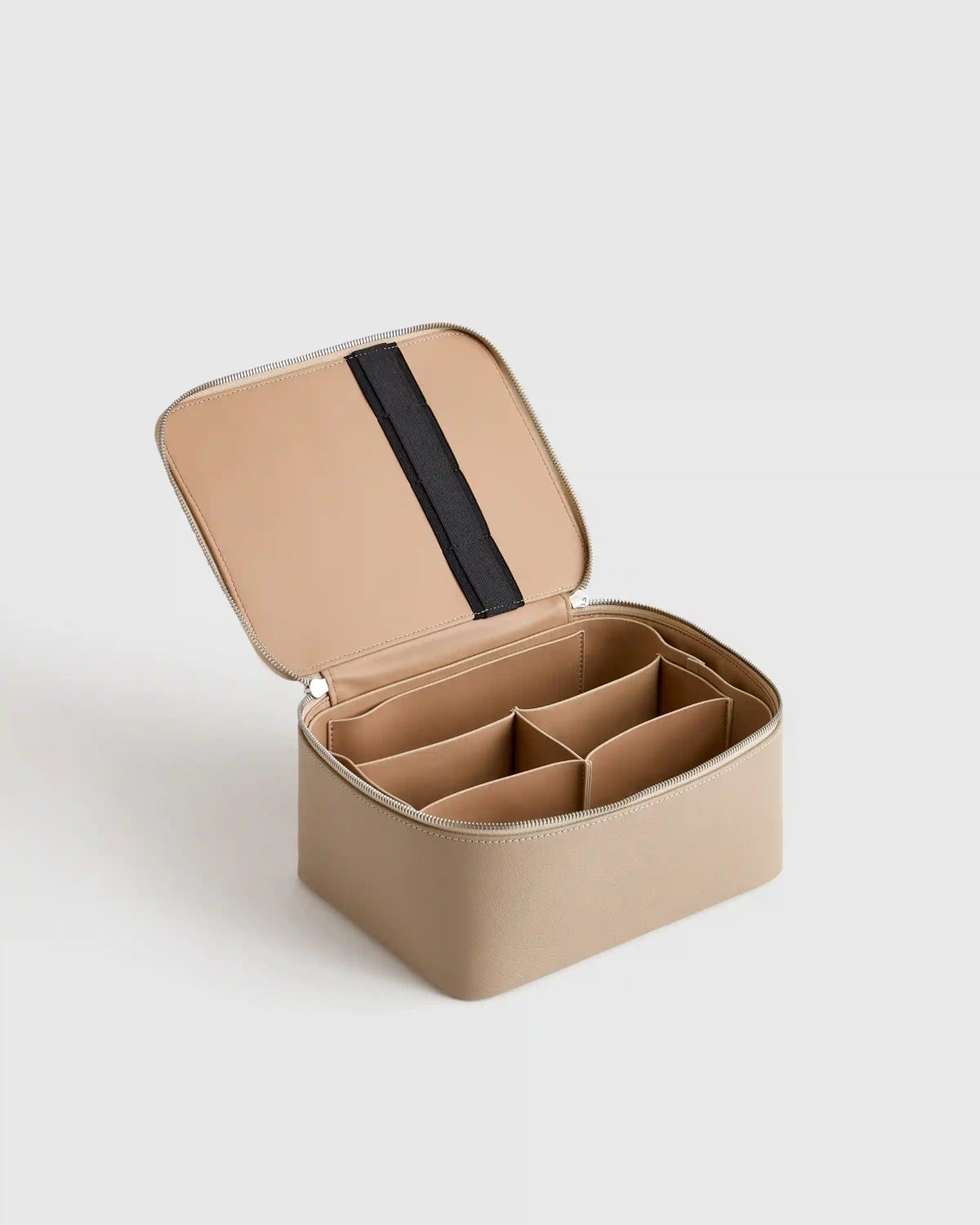 Italian Leather Travel Cosmetic Case