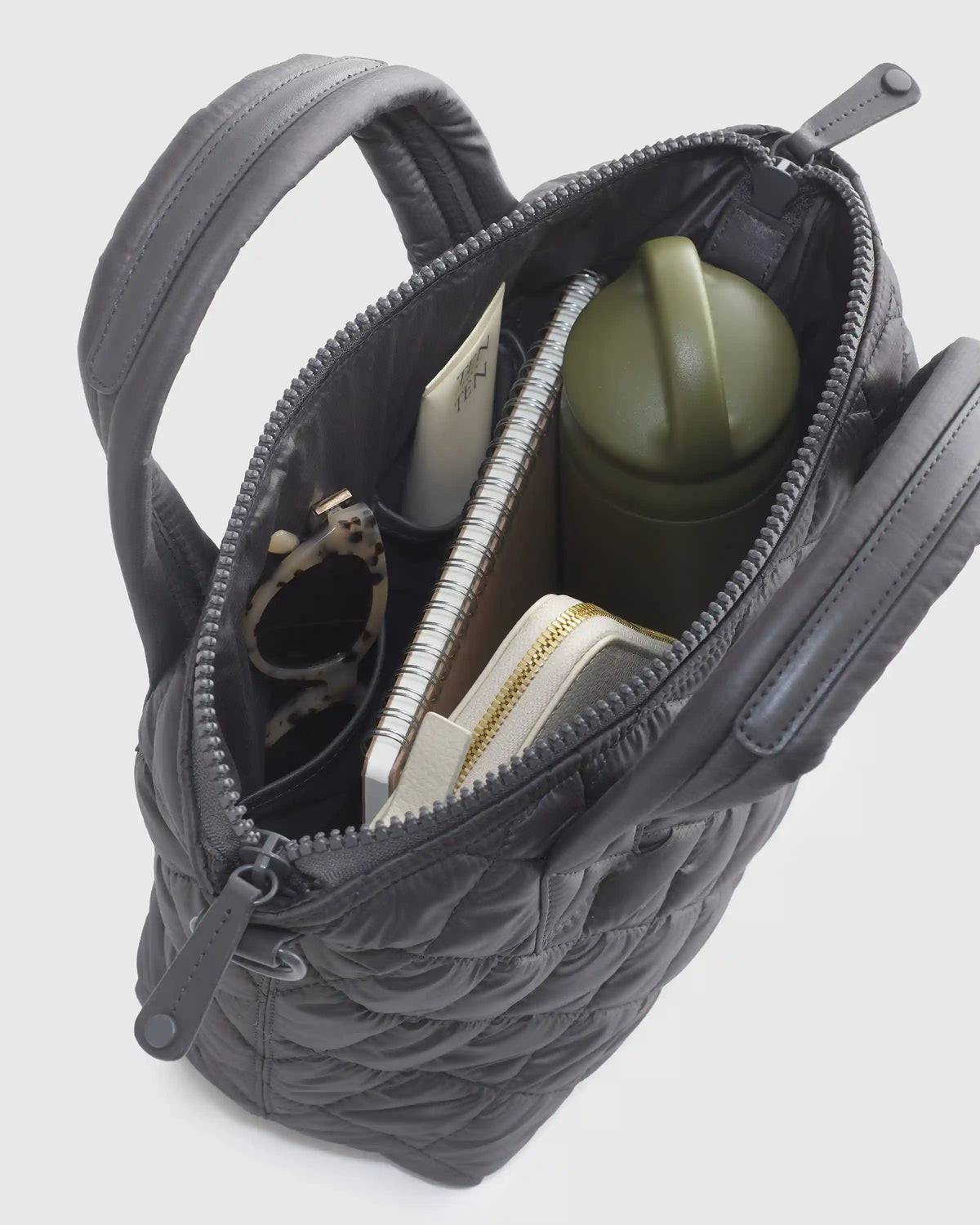 Transit Quilted Small Crossbody Tote