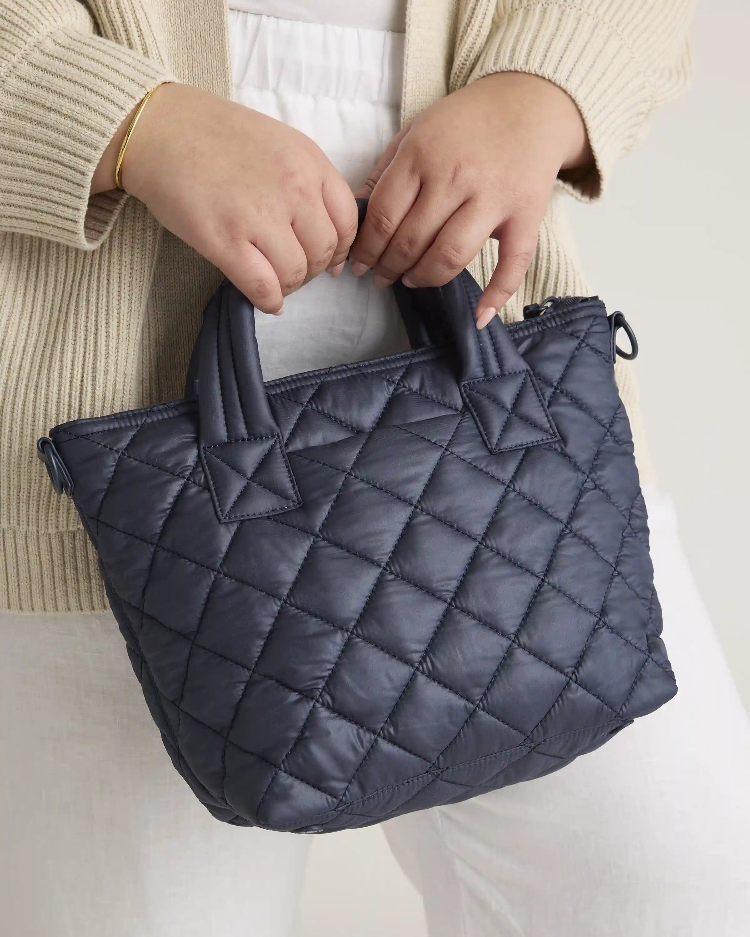 Transit Quilted Small Crossbody Tote