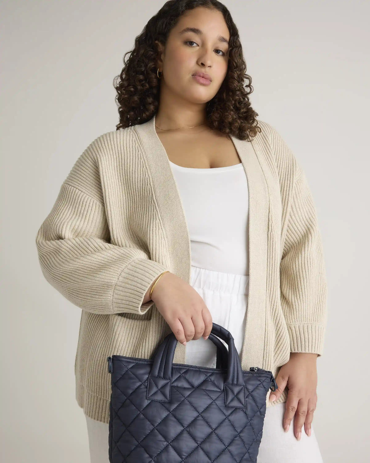 Transit Quilted Small Crossbody Tote
