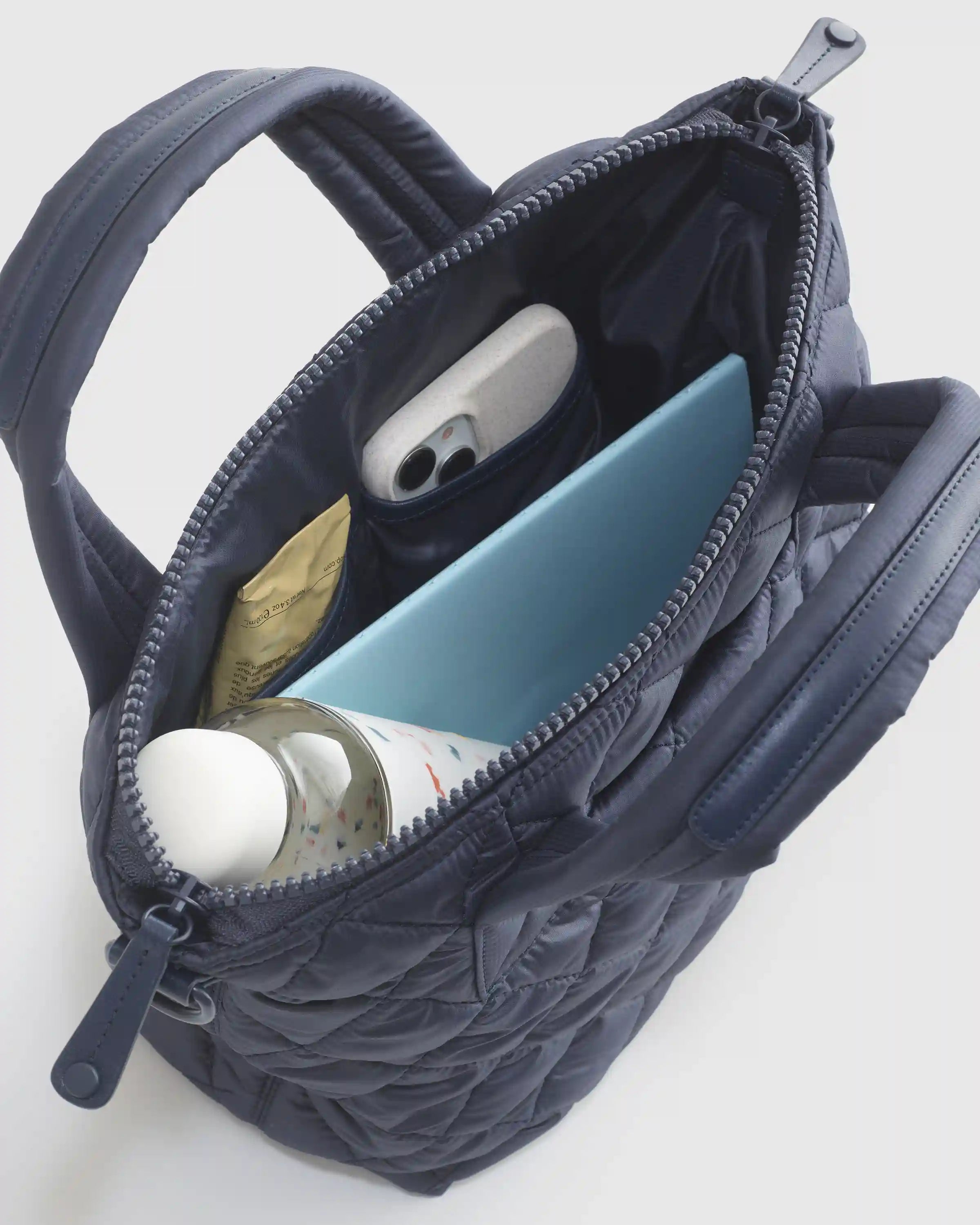 Transit Quilted Small Crossbody Tote