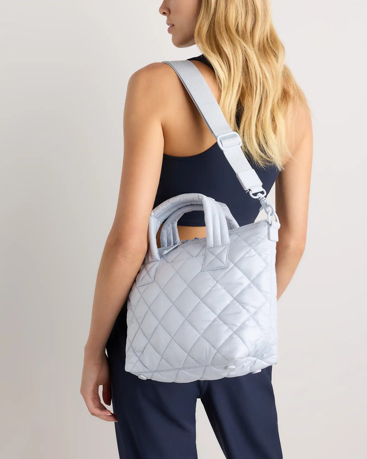 Transit Quilted Small Crossbody Tote