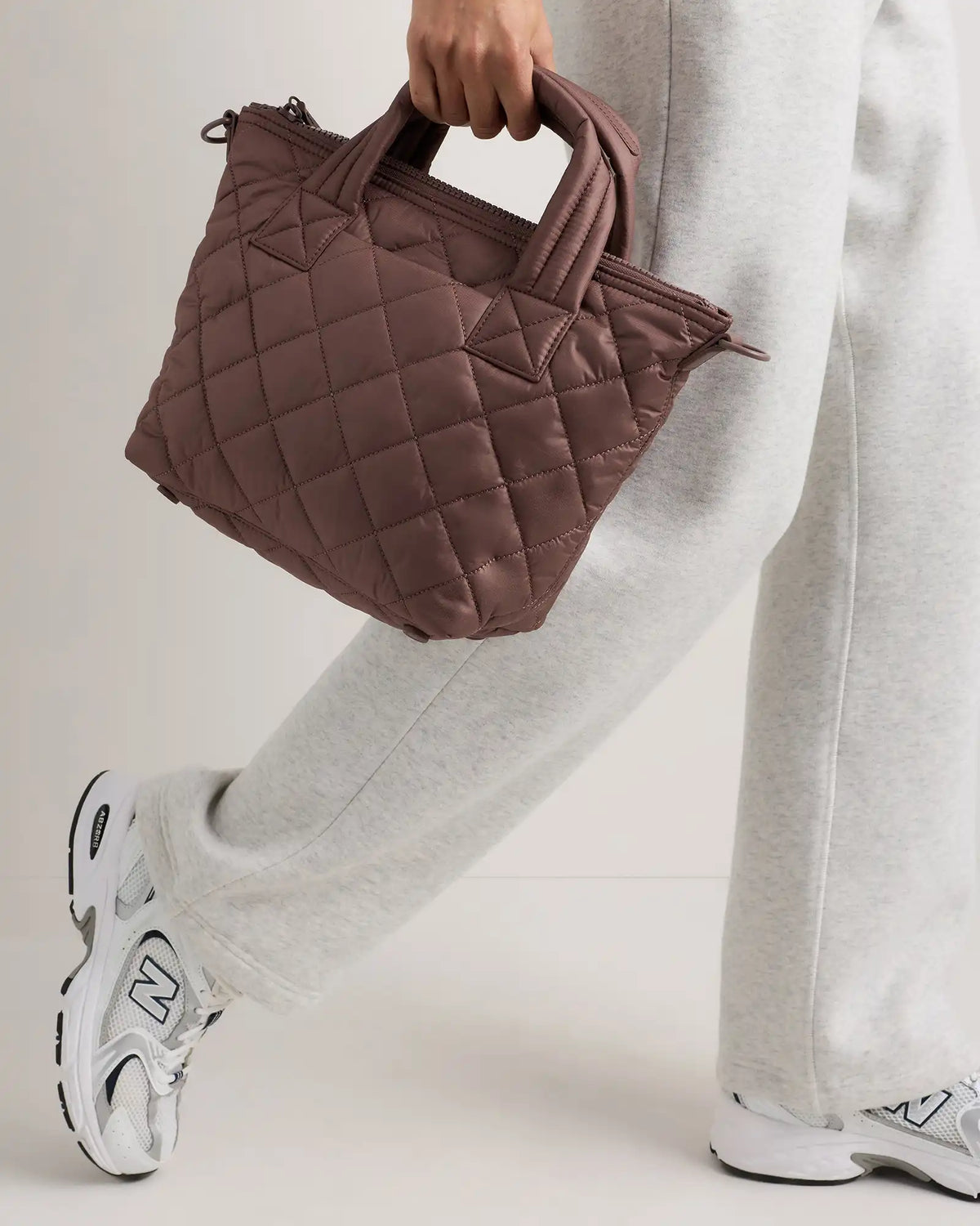 Transit Quilted Small Crossbody Tote