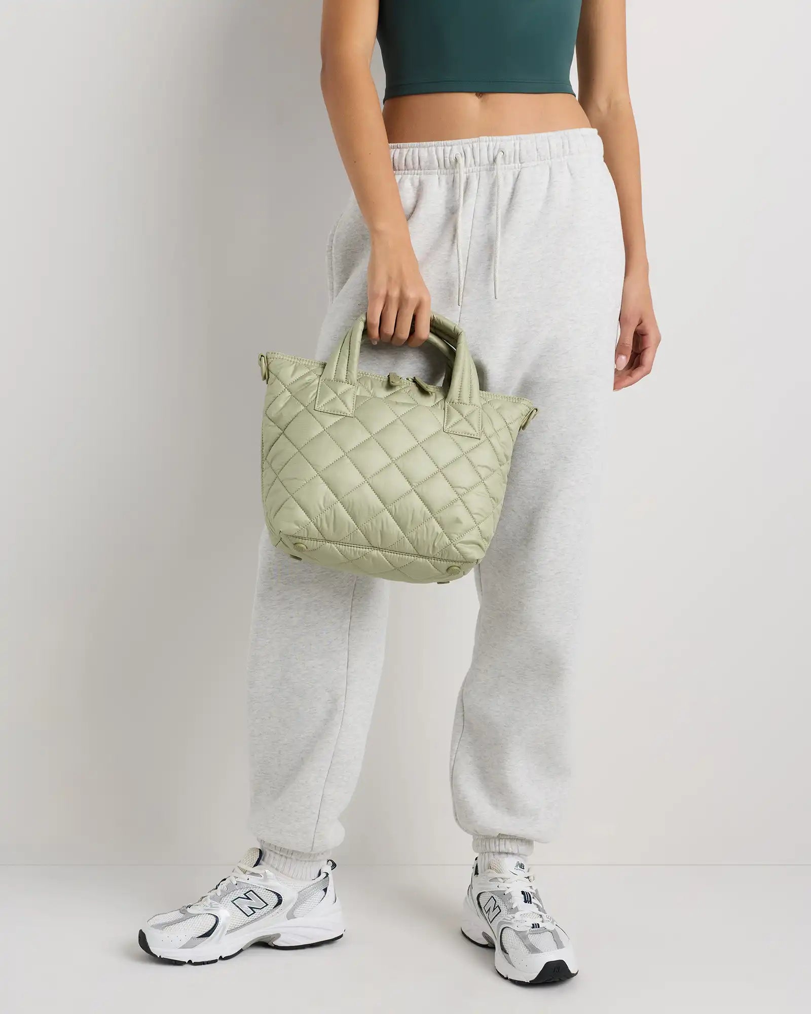 Transit Quilted Small Crossbody Tote