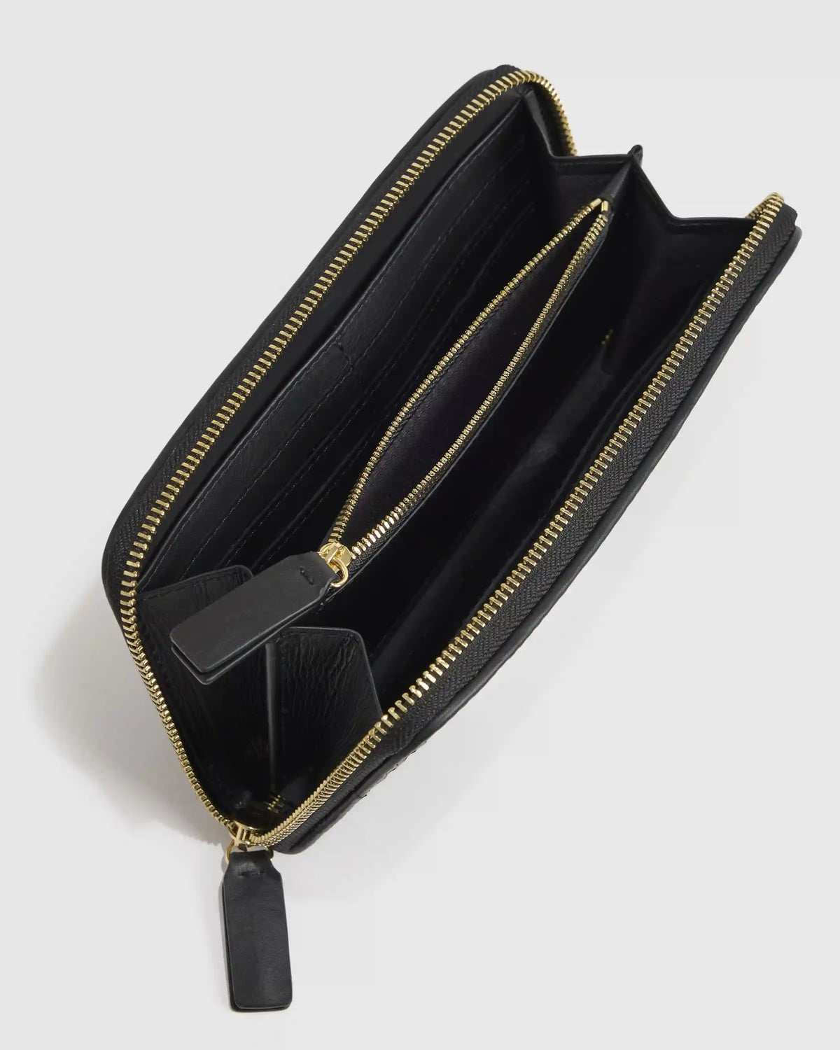 Italian Leather Handwoven Continental Wallet