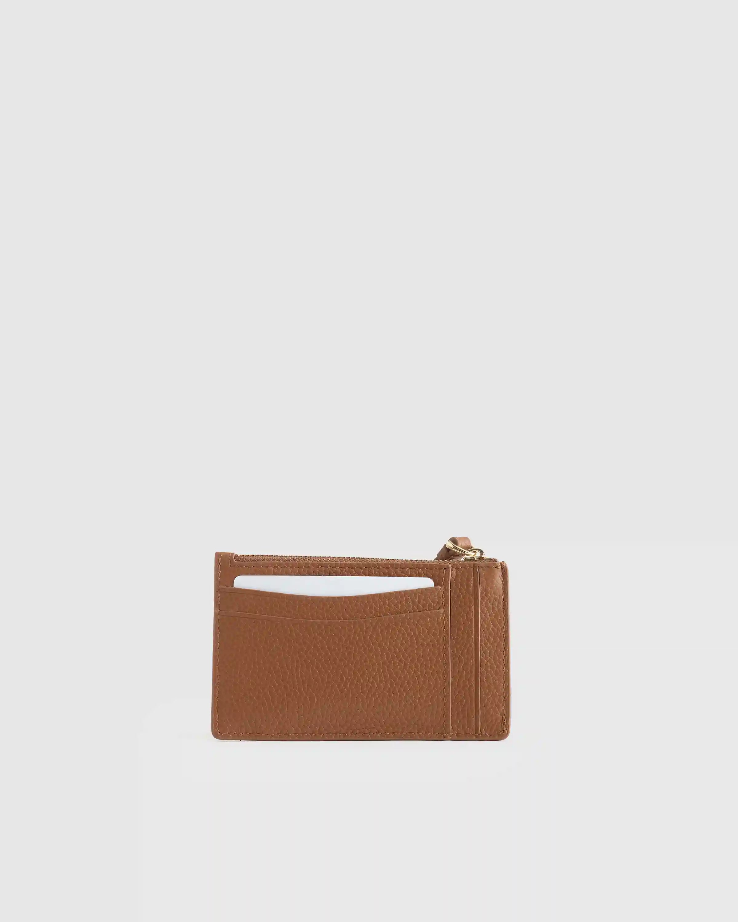 Italian Leather Card Case Wristlet
