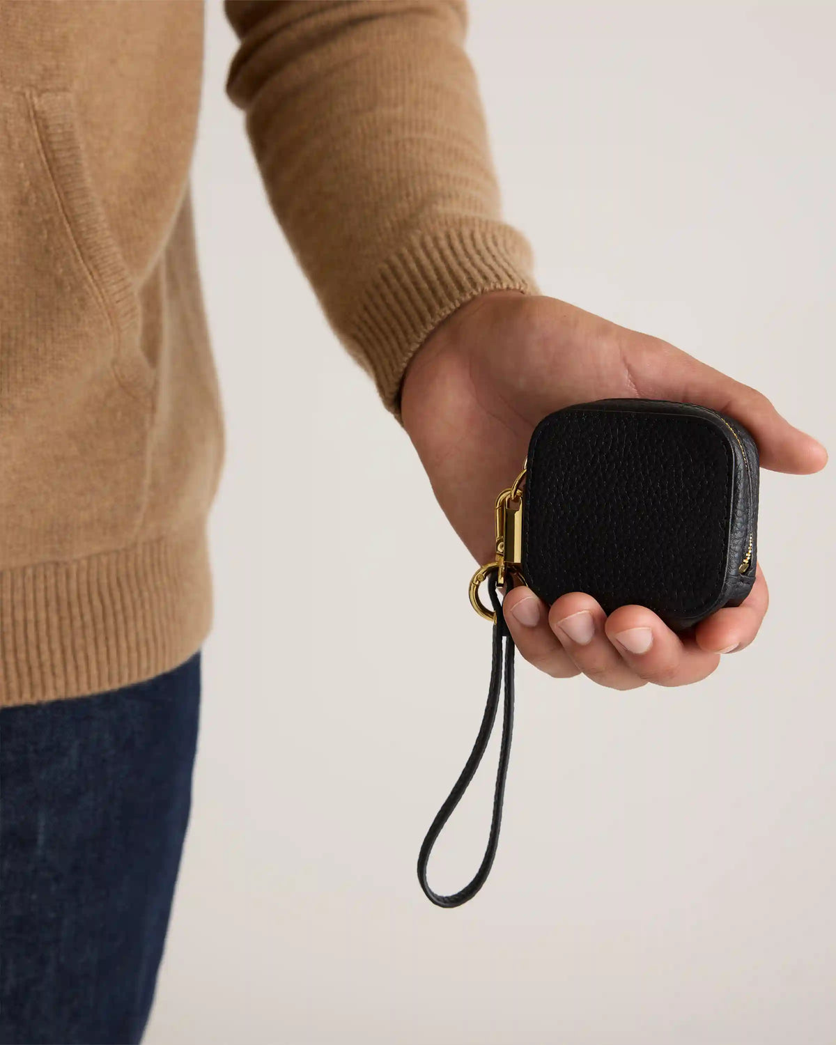 Italian Leather Zip Case
