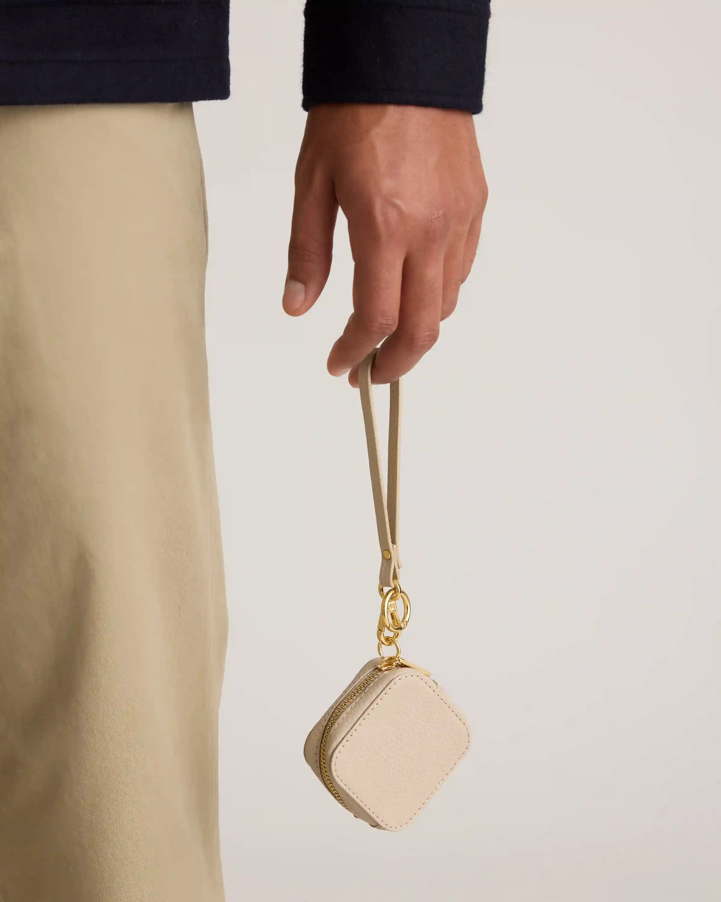 Italian Leather Zip Case