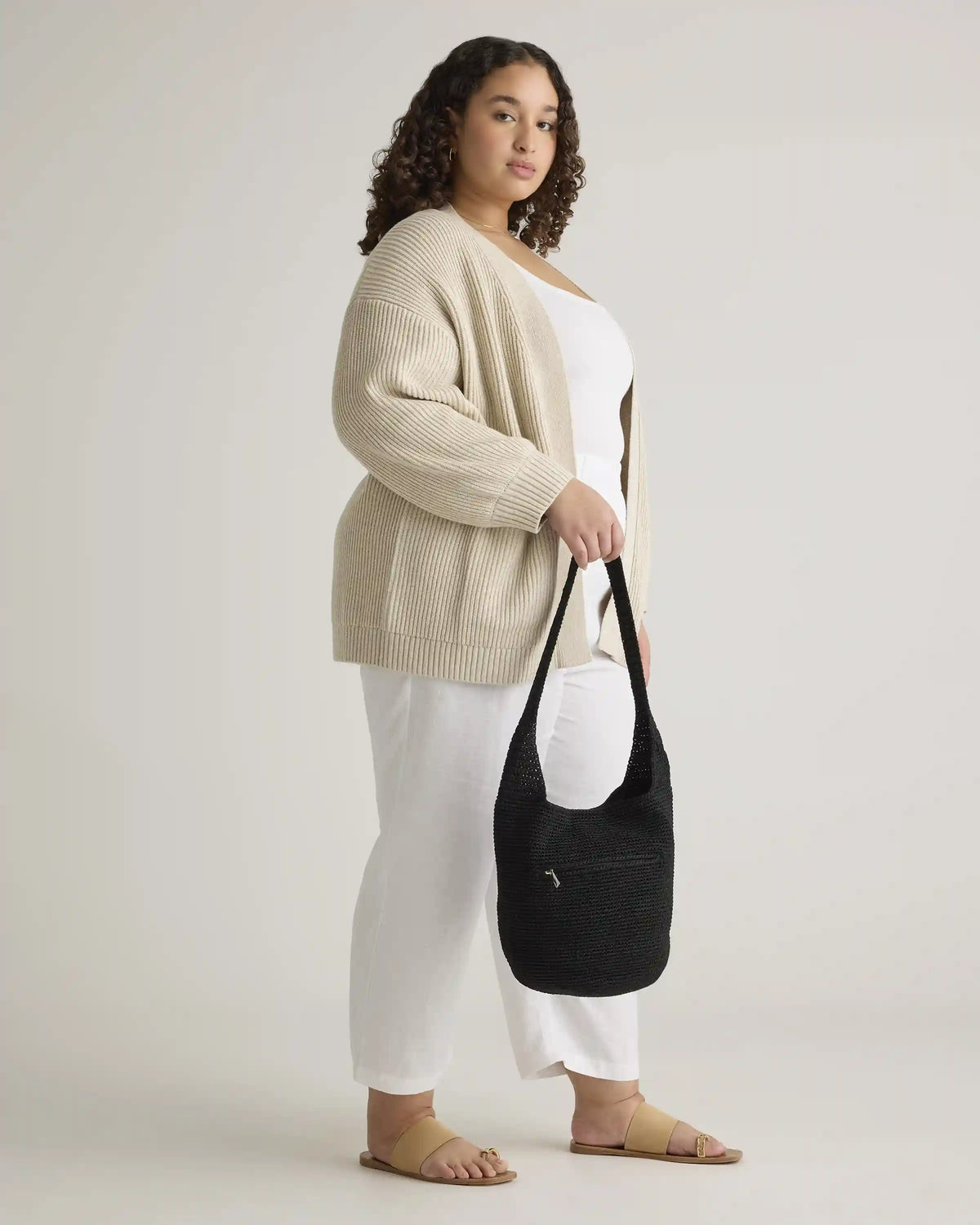 Hand Crochet Hobo Shoulder Bag