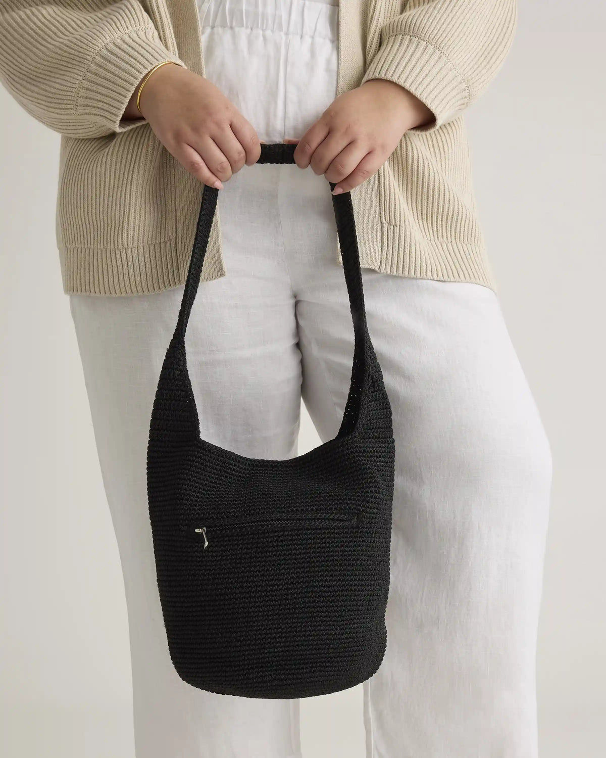 Hand Crochet Hobo Shoulder Bag