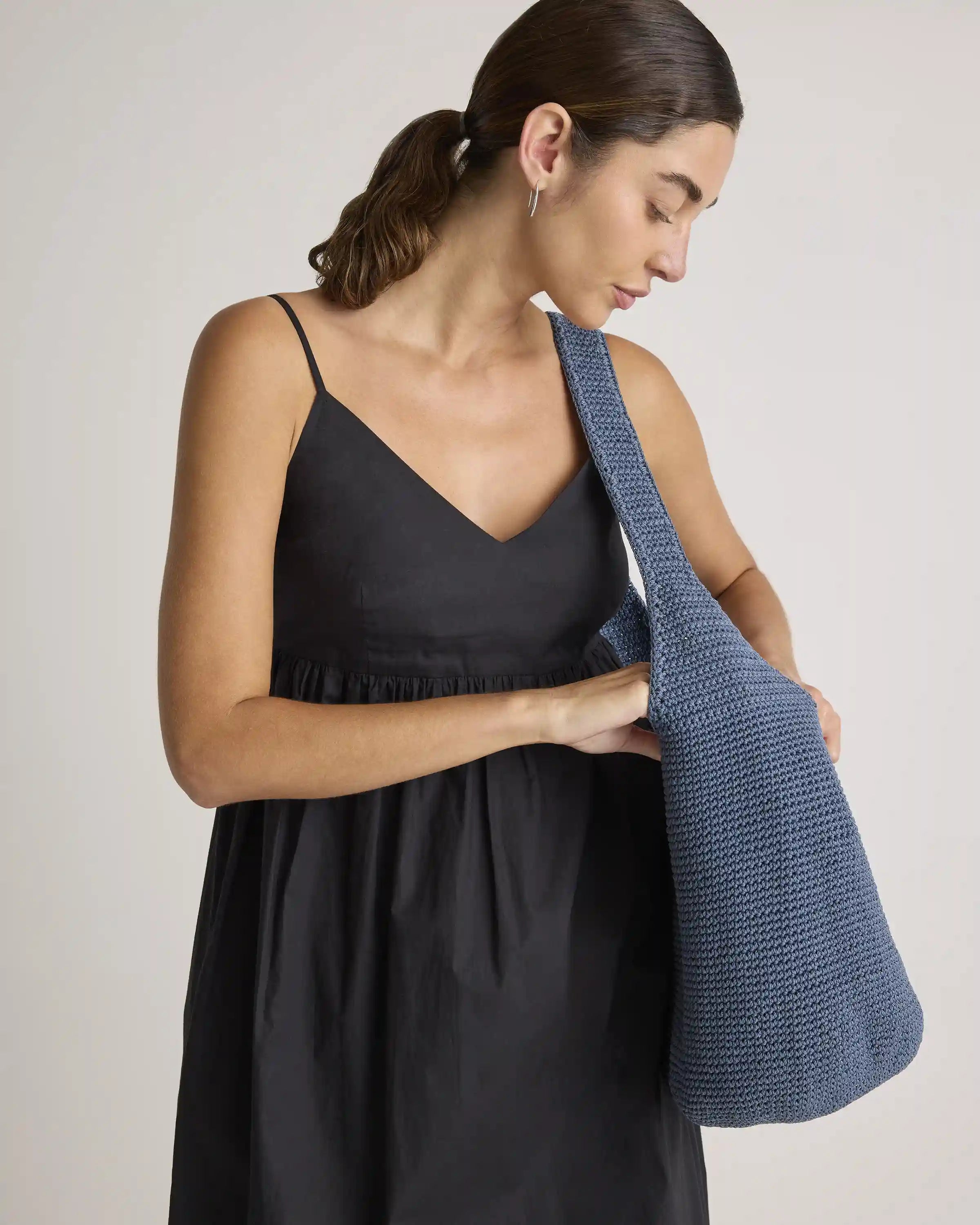 Hand Crochet Hobo Shoulder Bag
