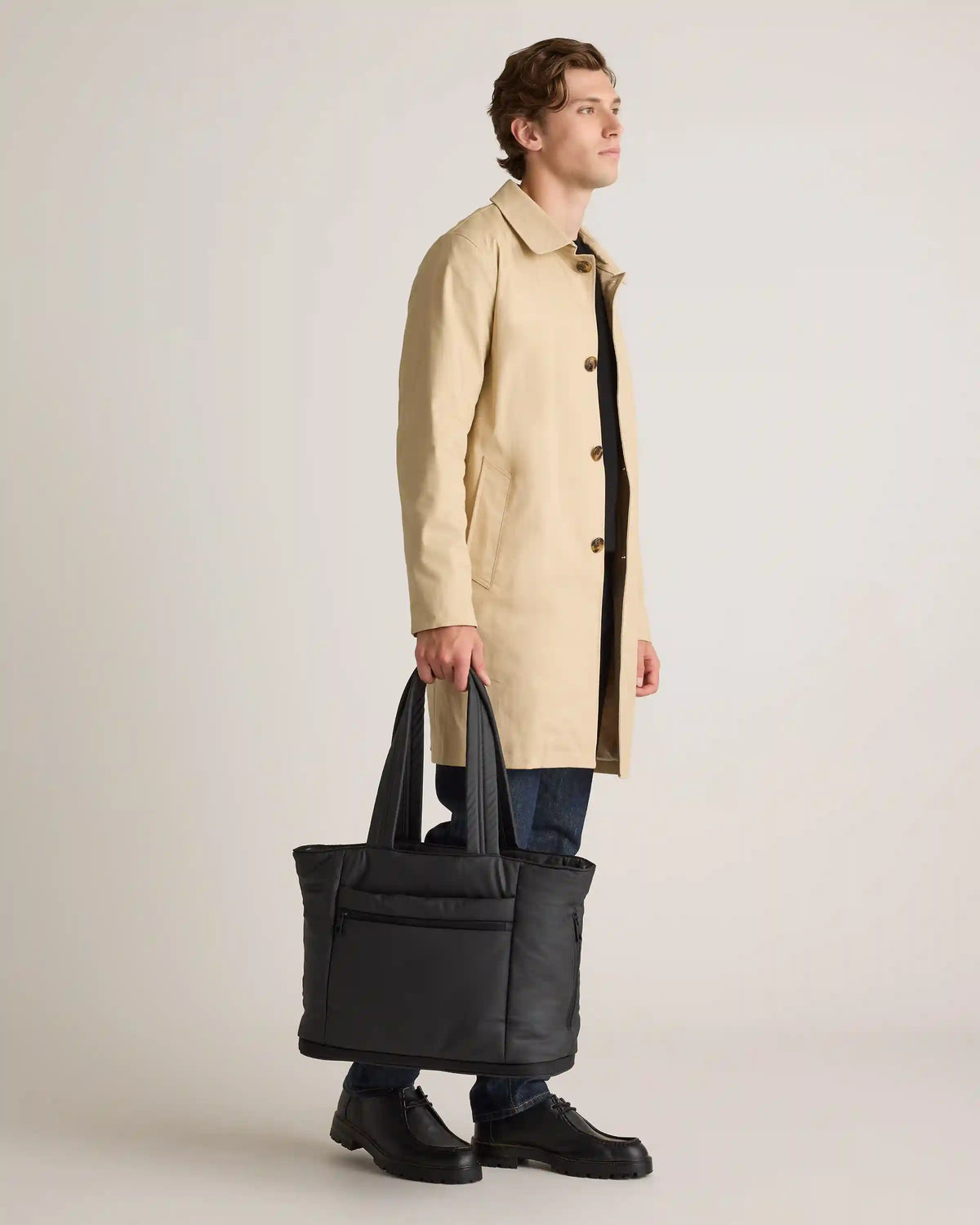 Water Repellent Puff Expandable Tote