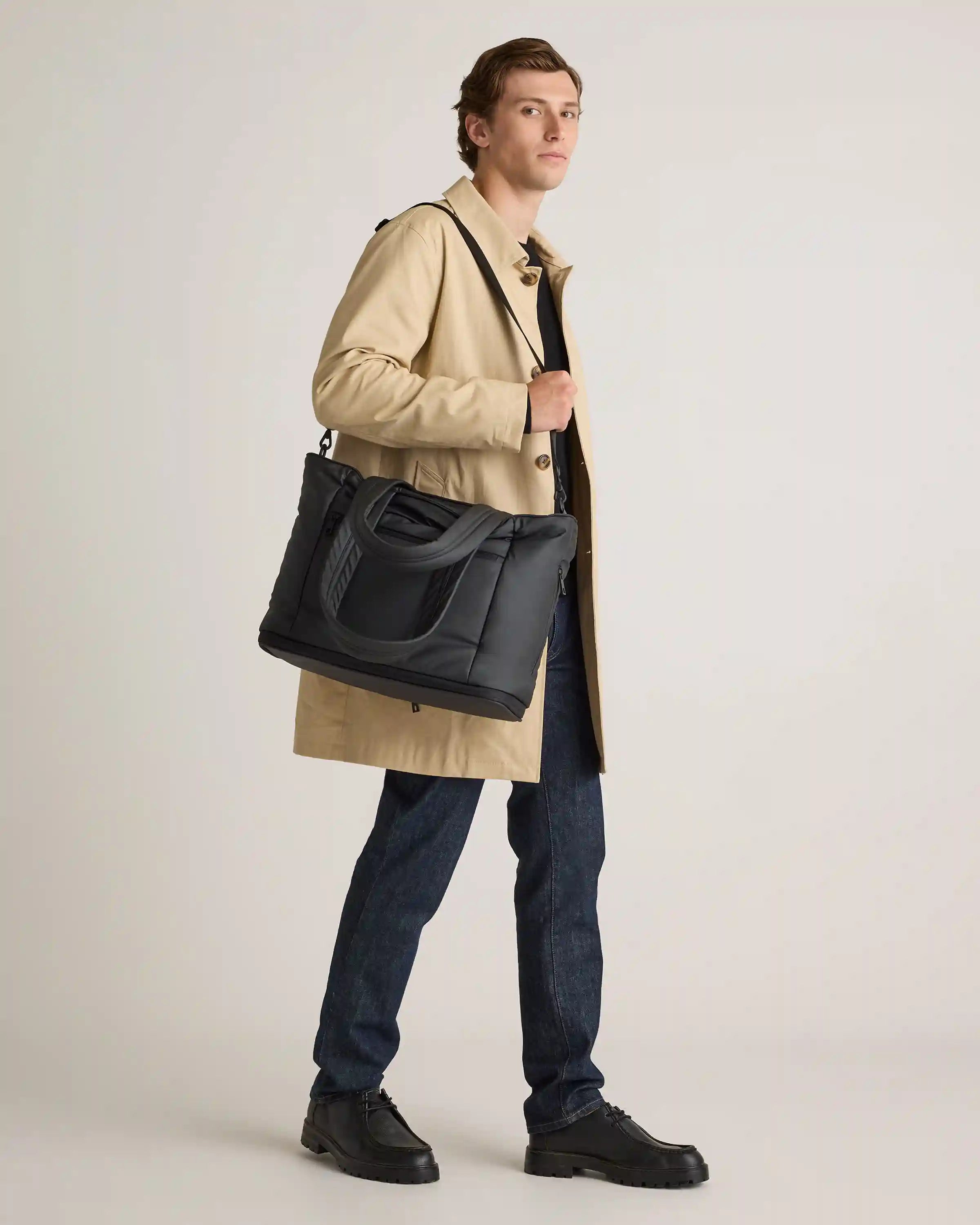 Water Repellent Puff Expandable Tote
