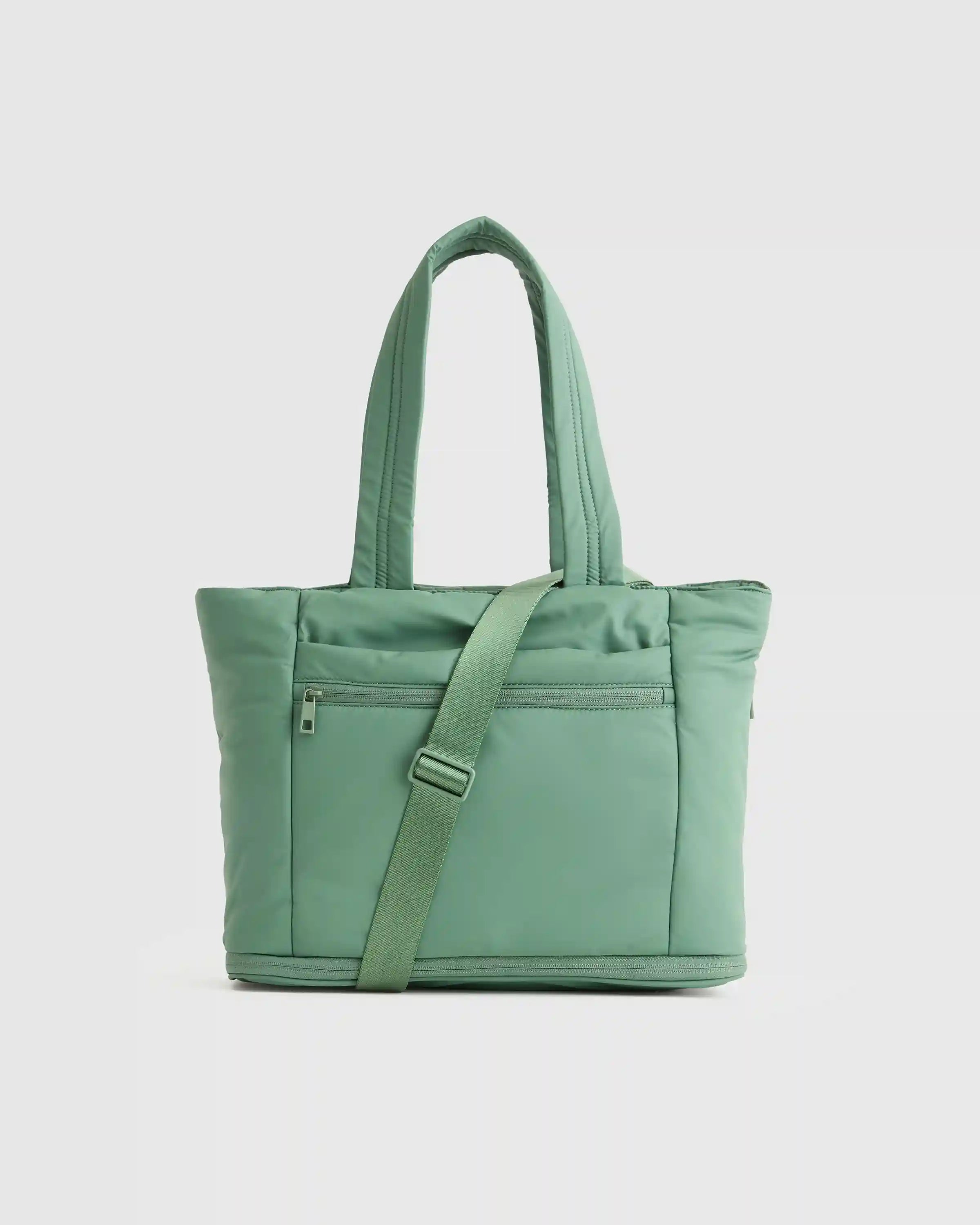 Water Repellent Puff Expandable Tote