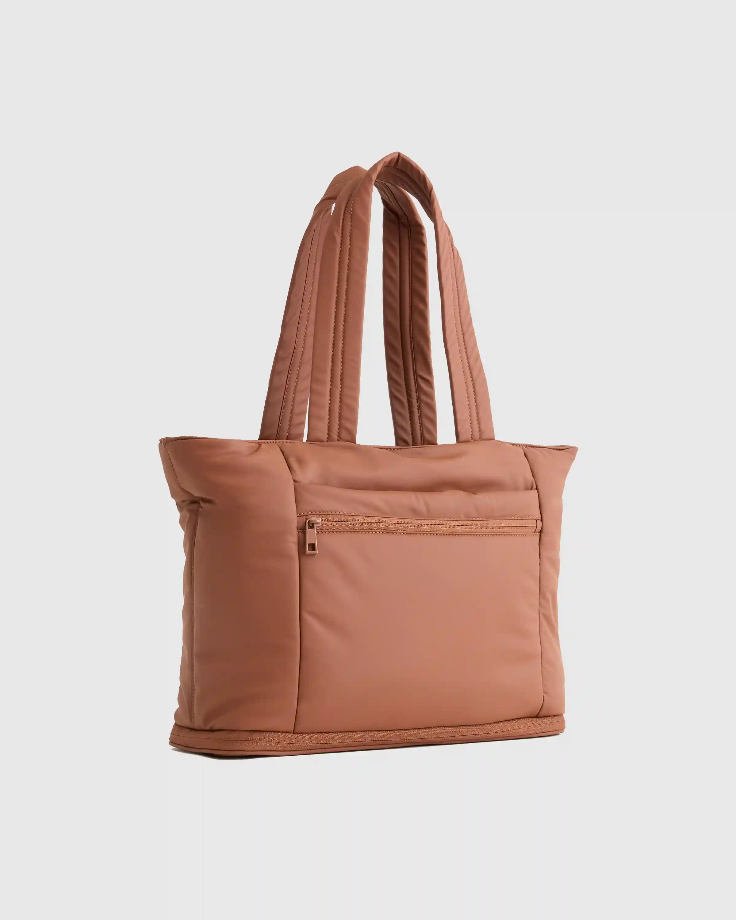 Water Repellent Puff Expandable Tote