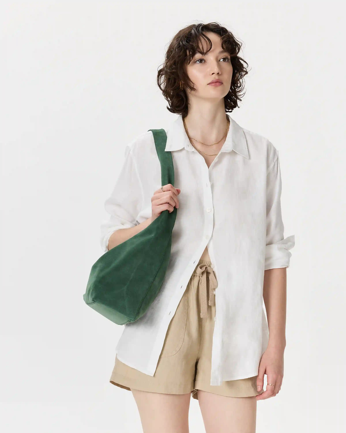 Esme Suede Shoulder Bag