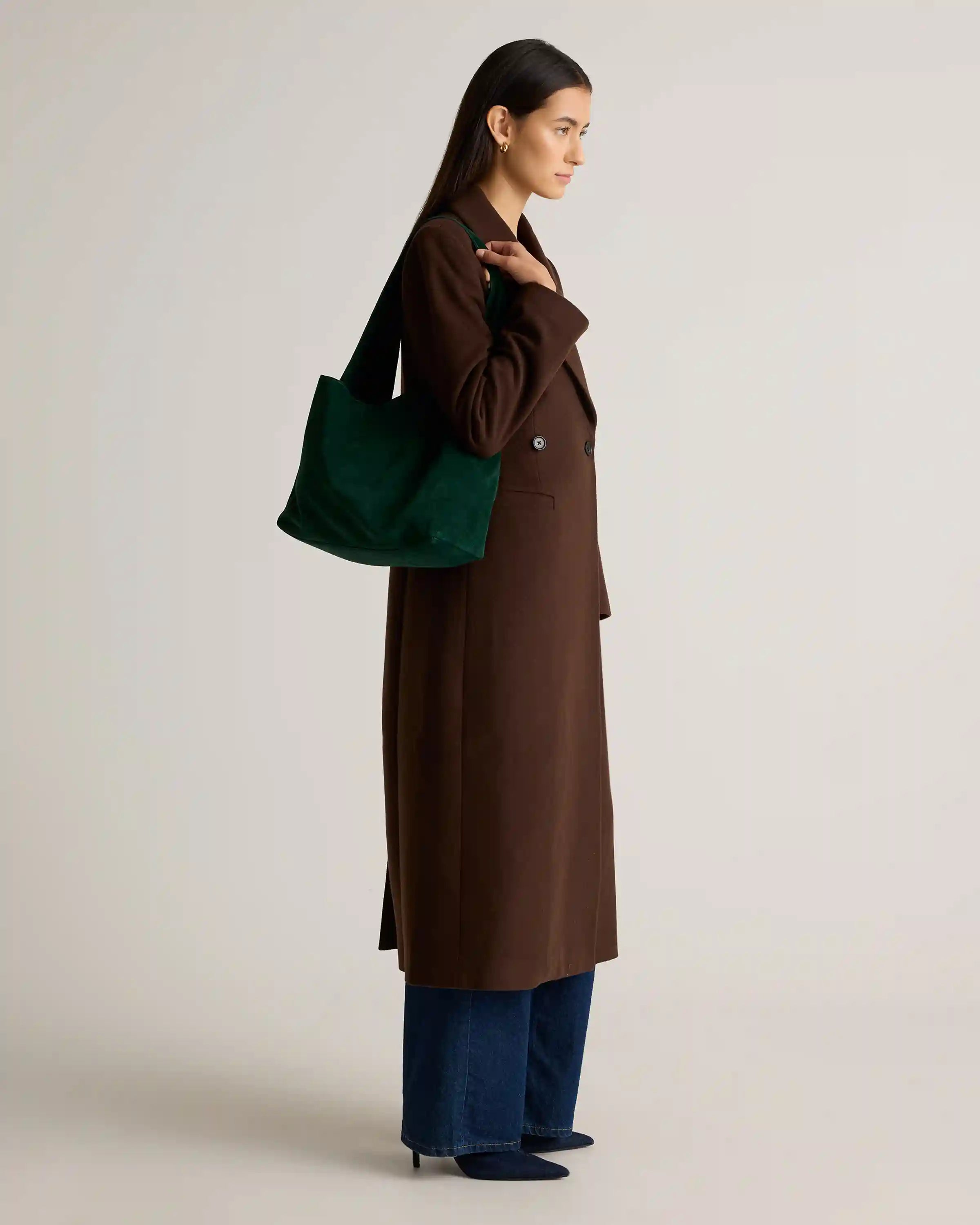 Esme Suede Shoulder Bag