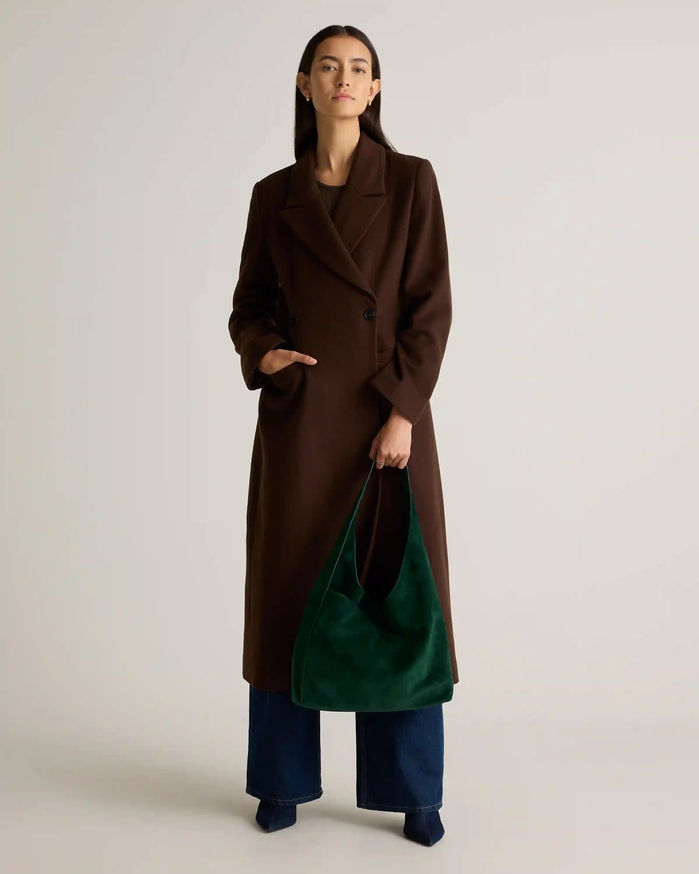 Esme Suede Shoulder Bag