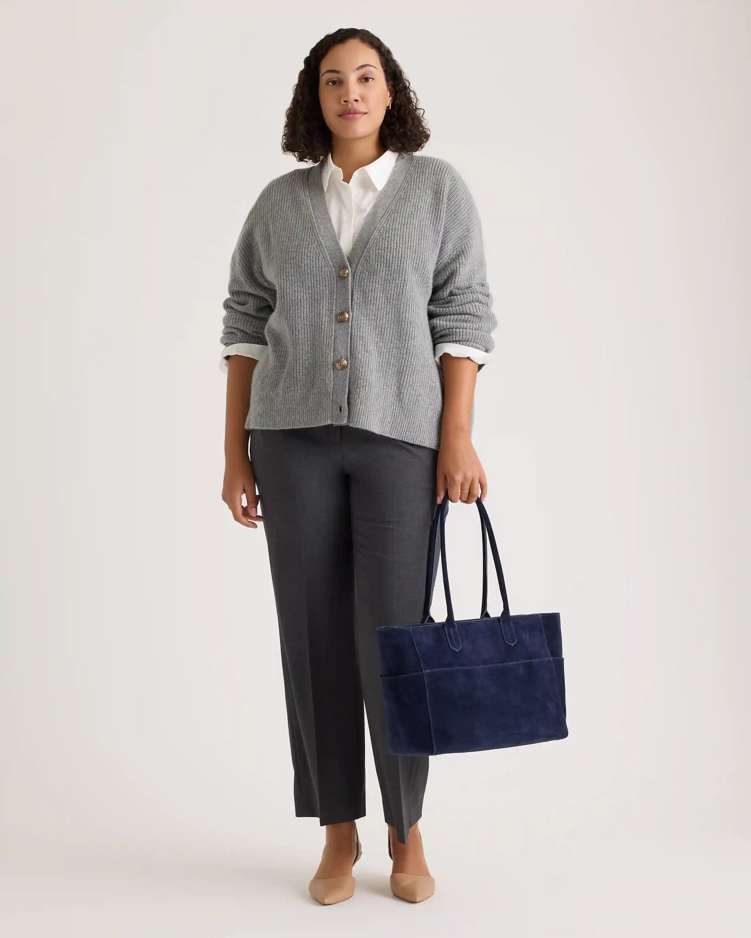 Hudson Suede Tote