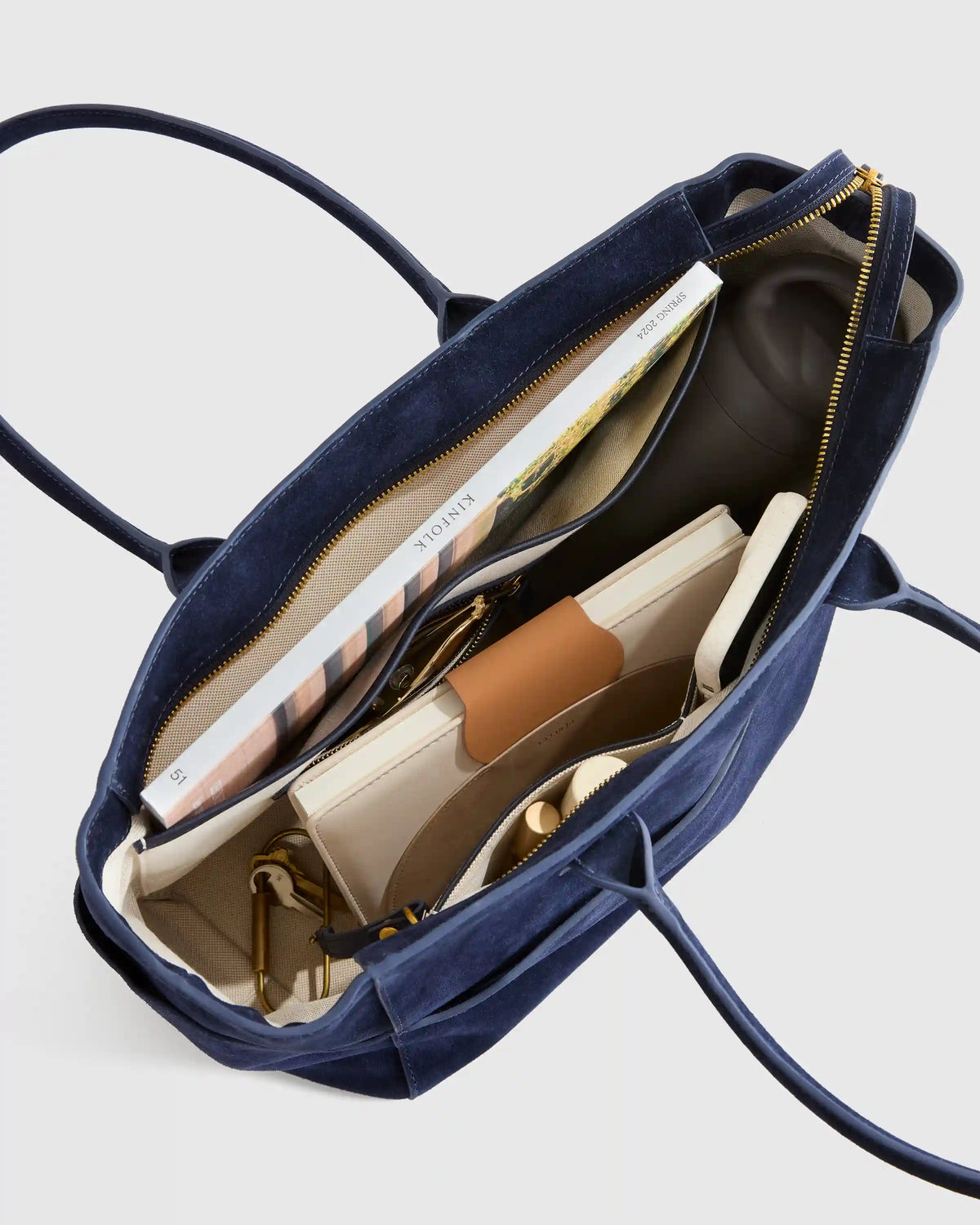 Hudson Suede Tote