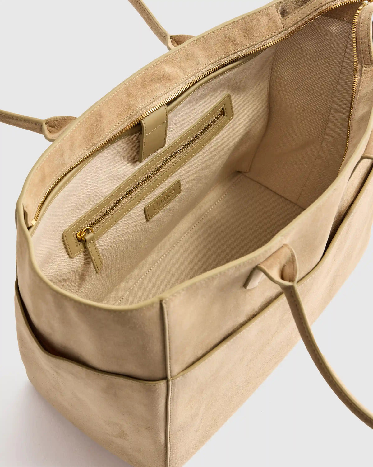 Hudson Suede Tote