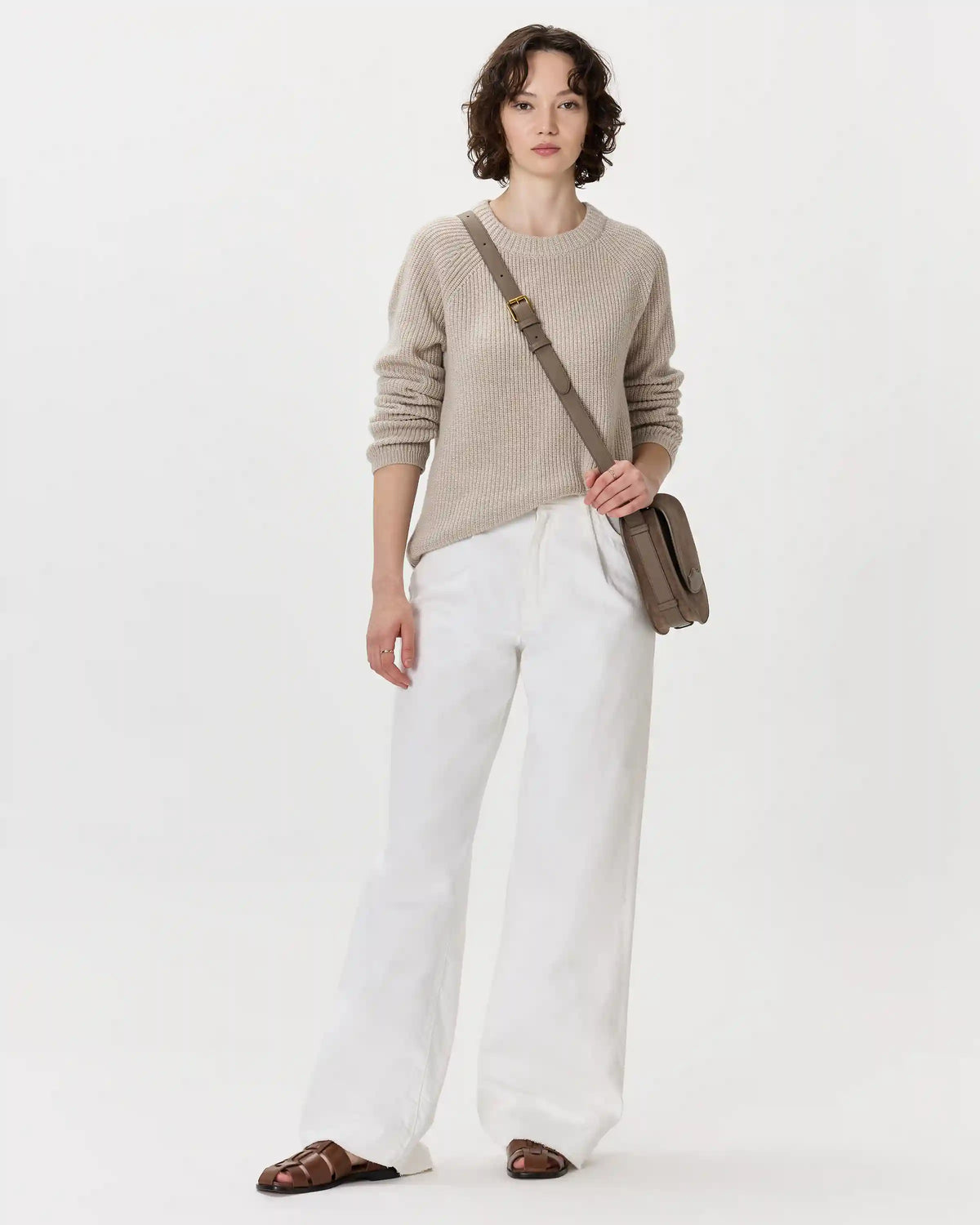 Italian Suede Saddle Bag