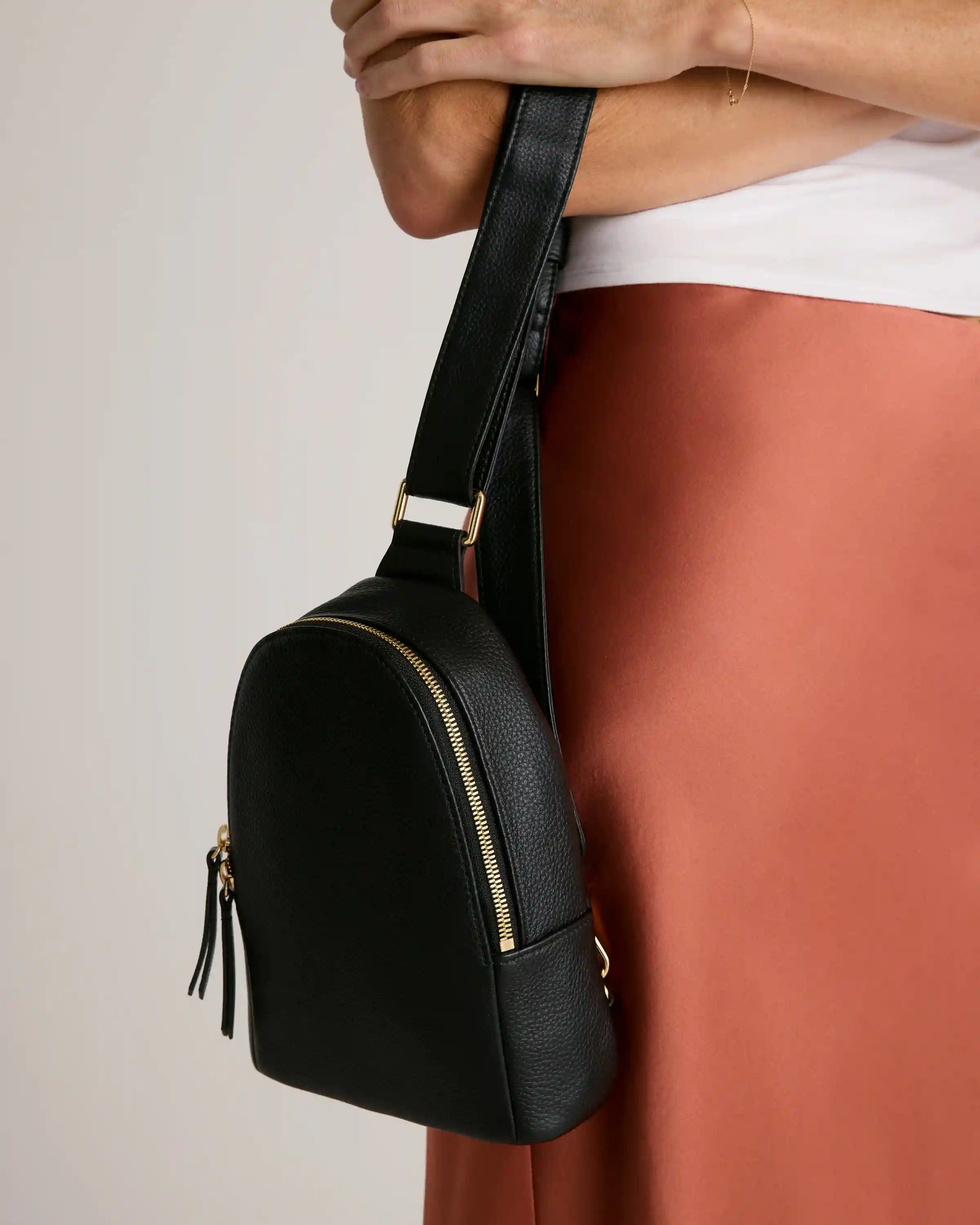 Italian Leather Sling Pack