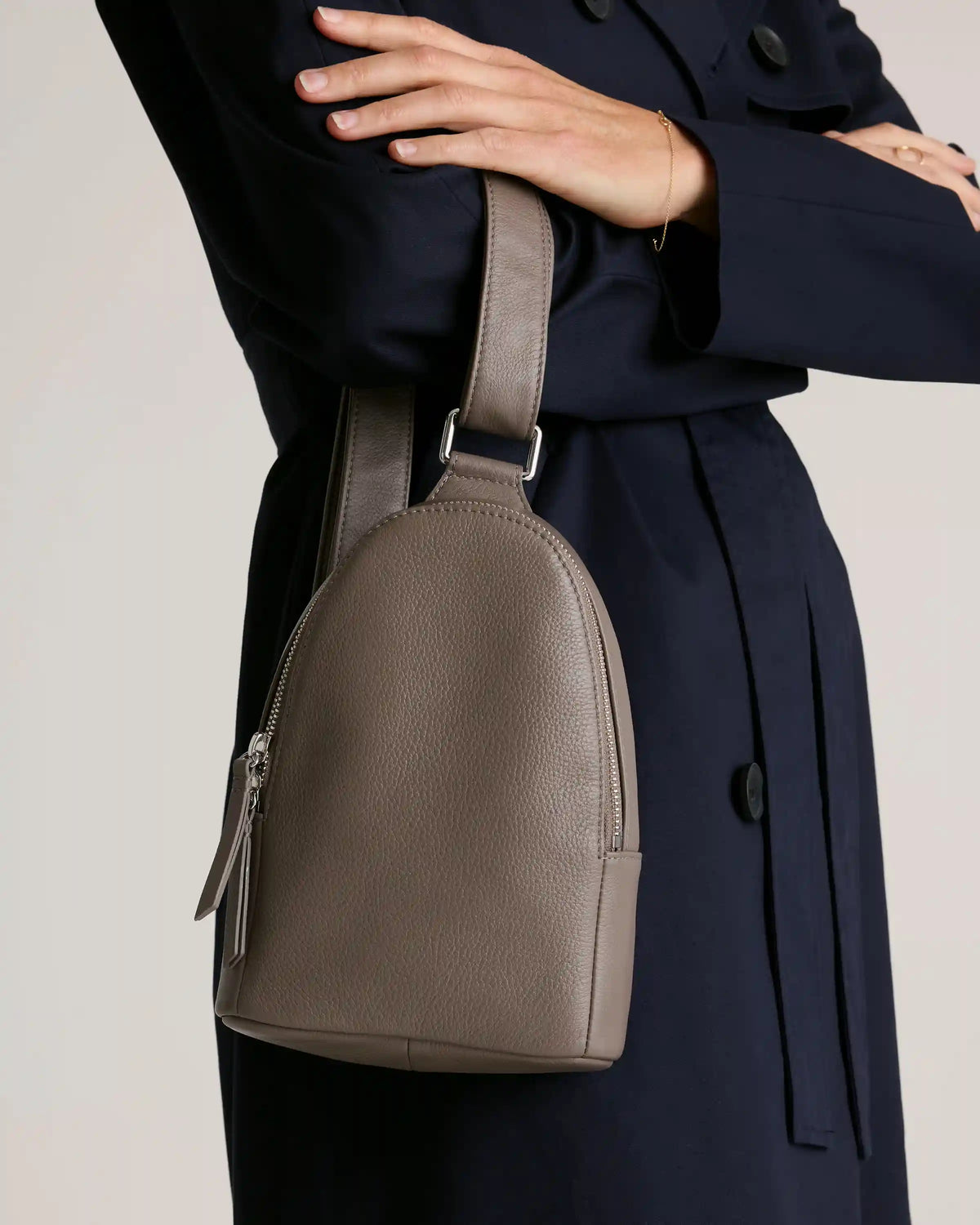 Italian Leather Sling Pack