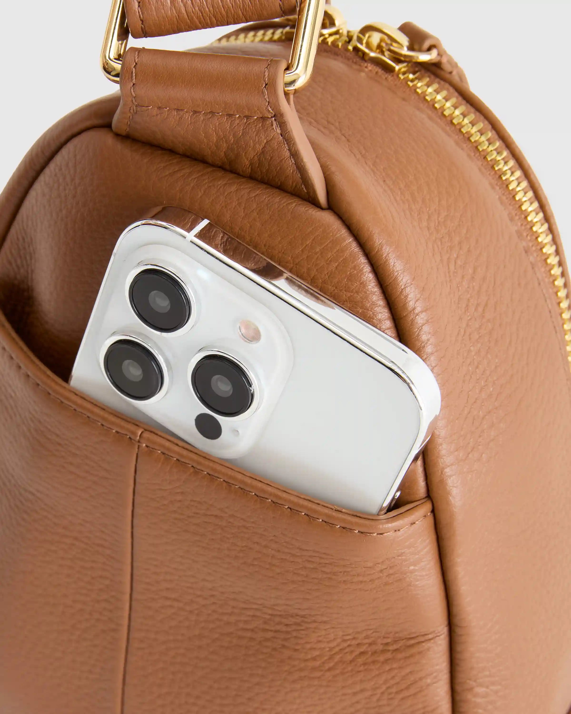 Italian Leather Sling Pack