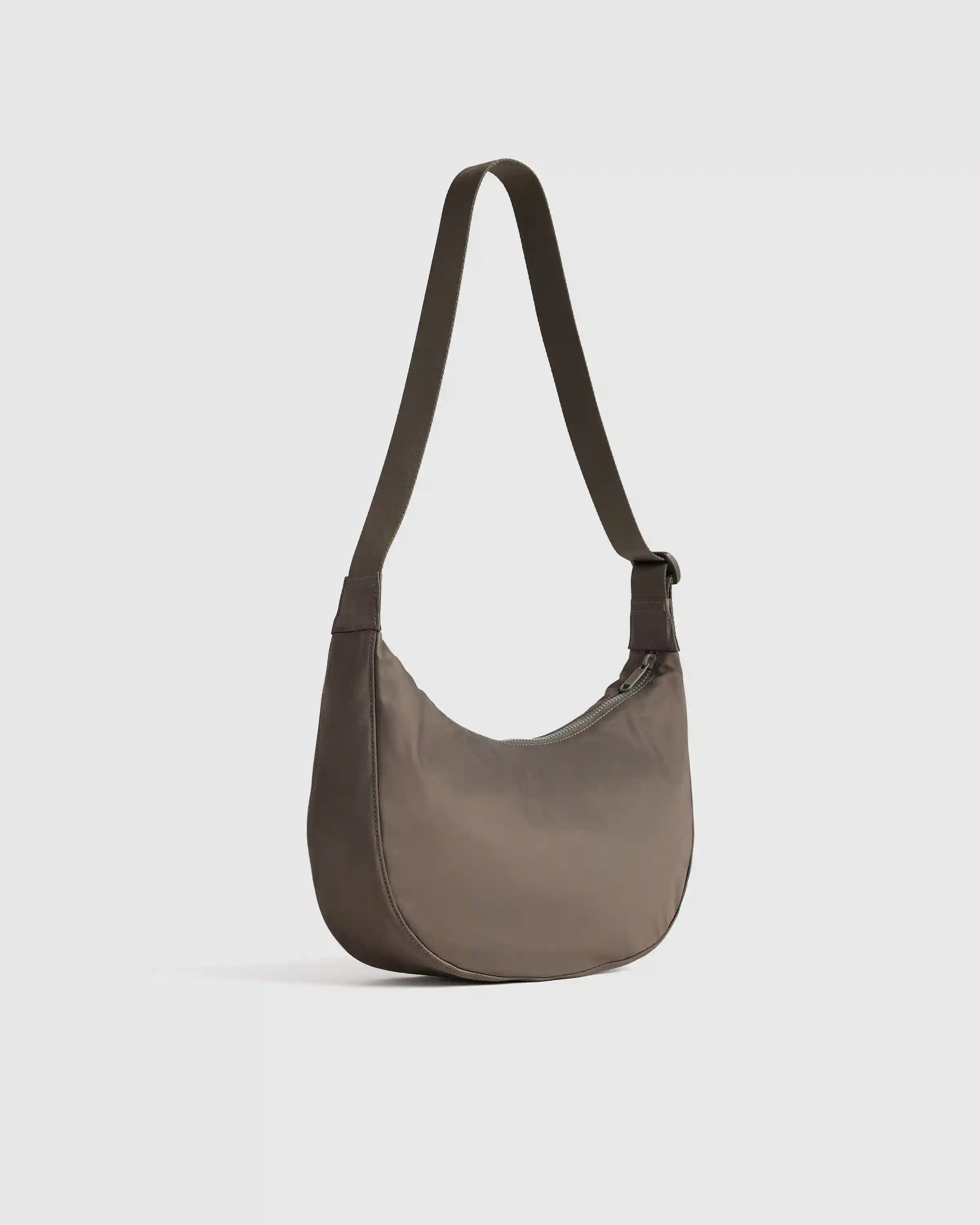 Revive Nylon Crescent Shoulder Bag