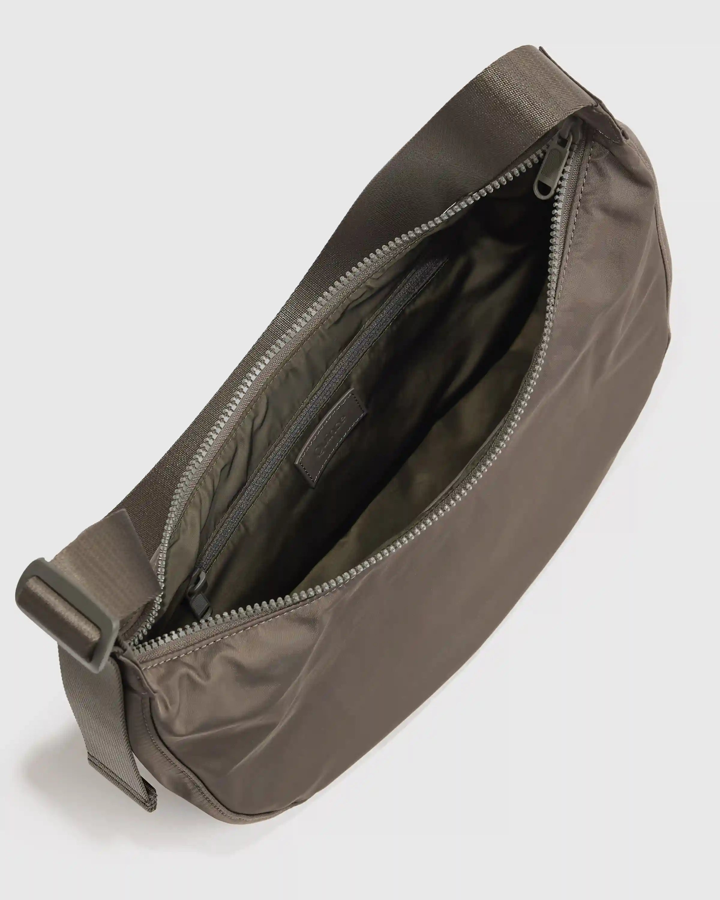 Revive Nylon Crescent Shoulder Bag