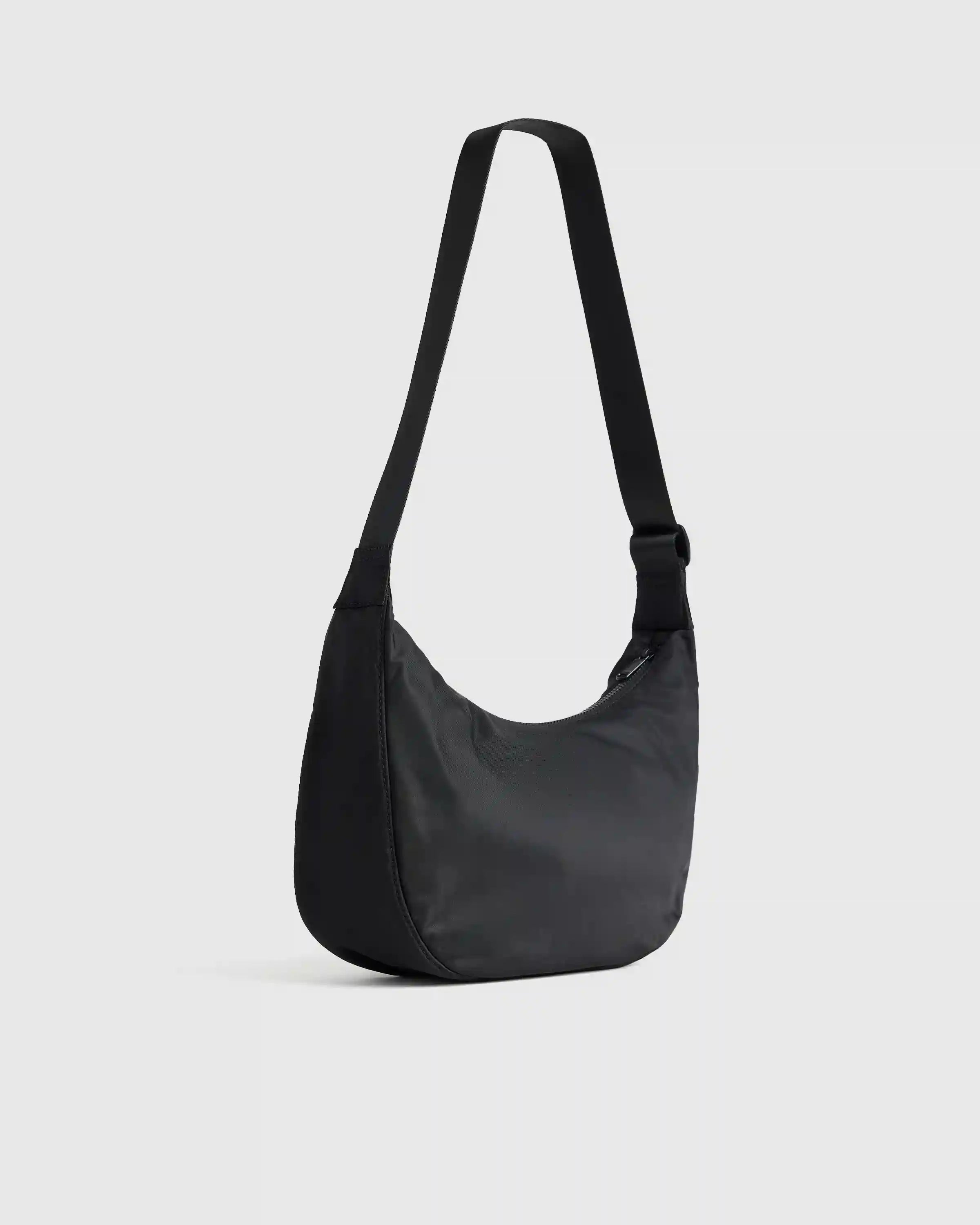 Revive Nylon Crescent Shoulder Bag