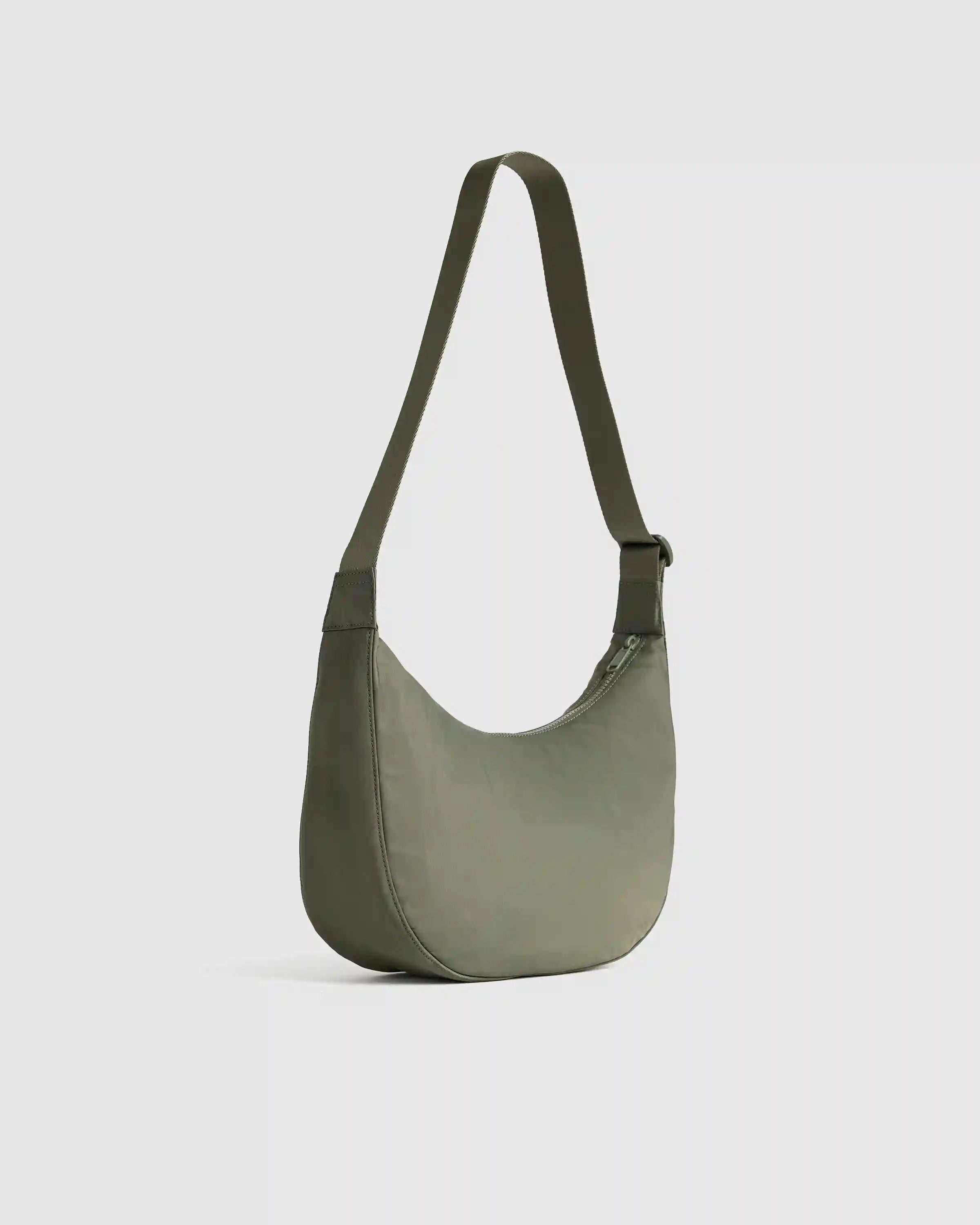 Revive Nylon Crescent Shoulder Bag