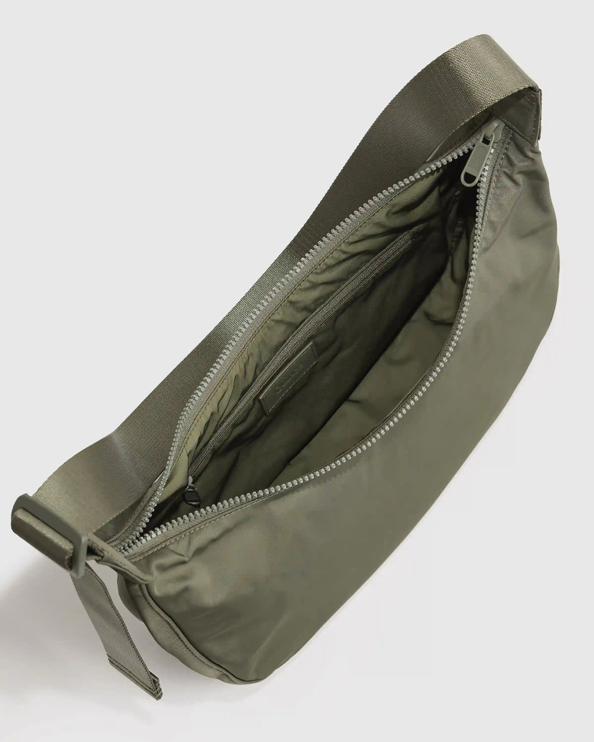 Revive Nylon Crescent Shoulder Bag