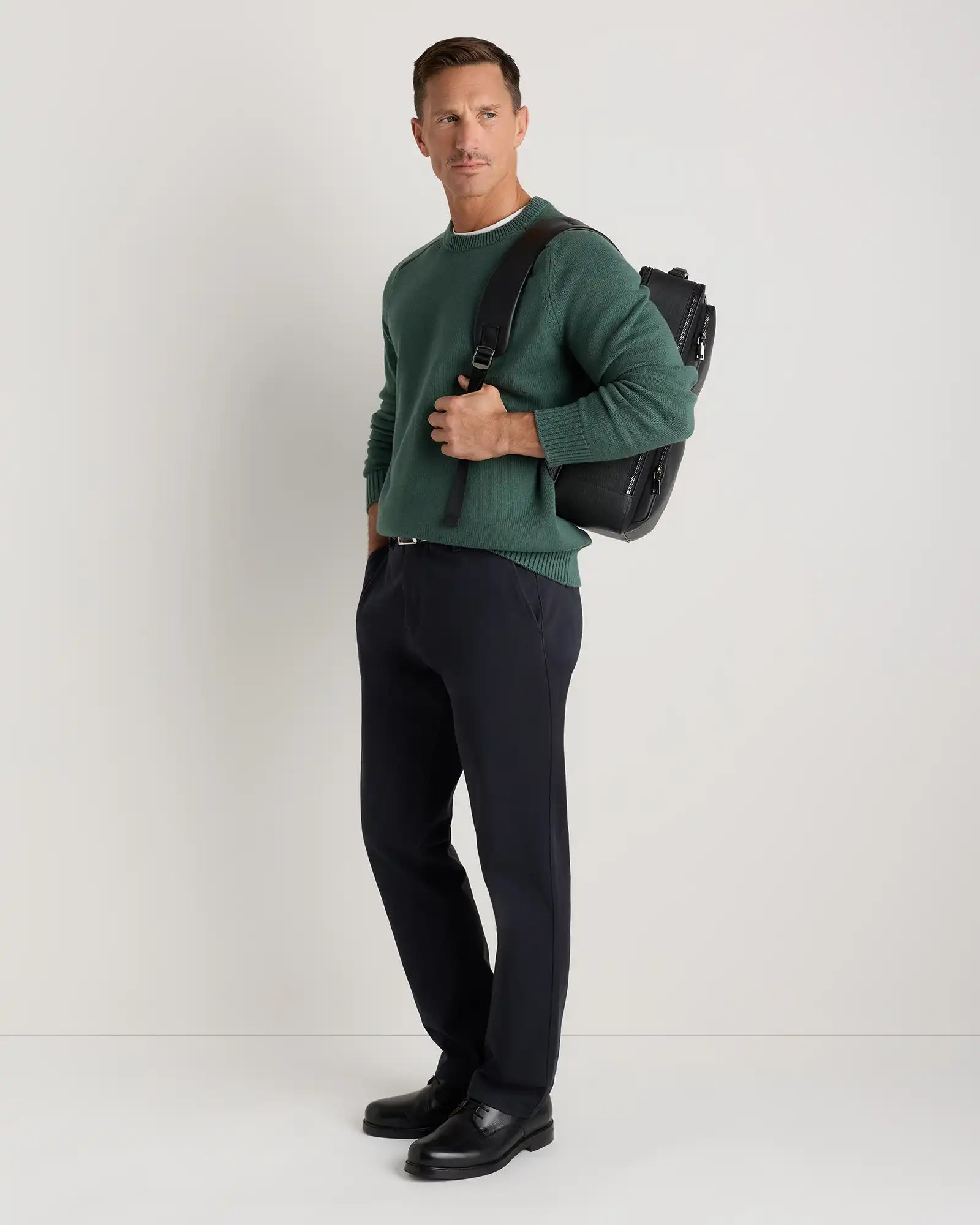 Italian Saffiano Laptop Backpack