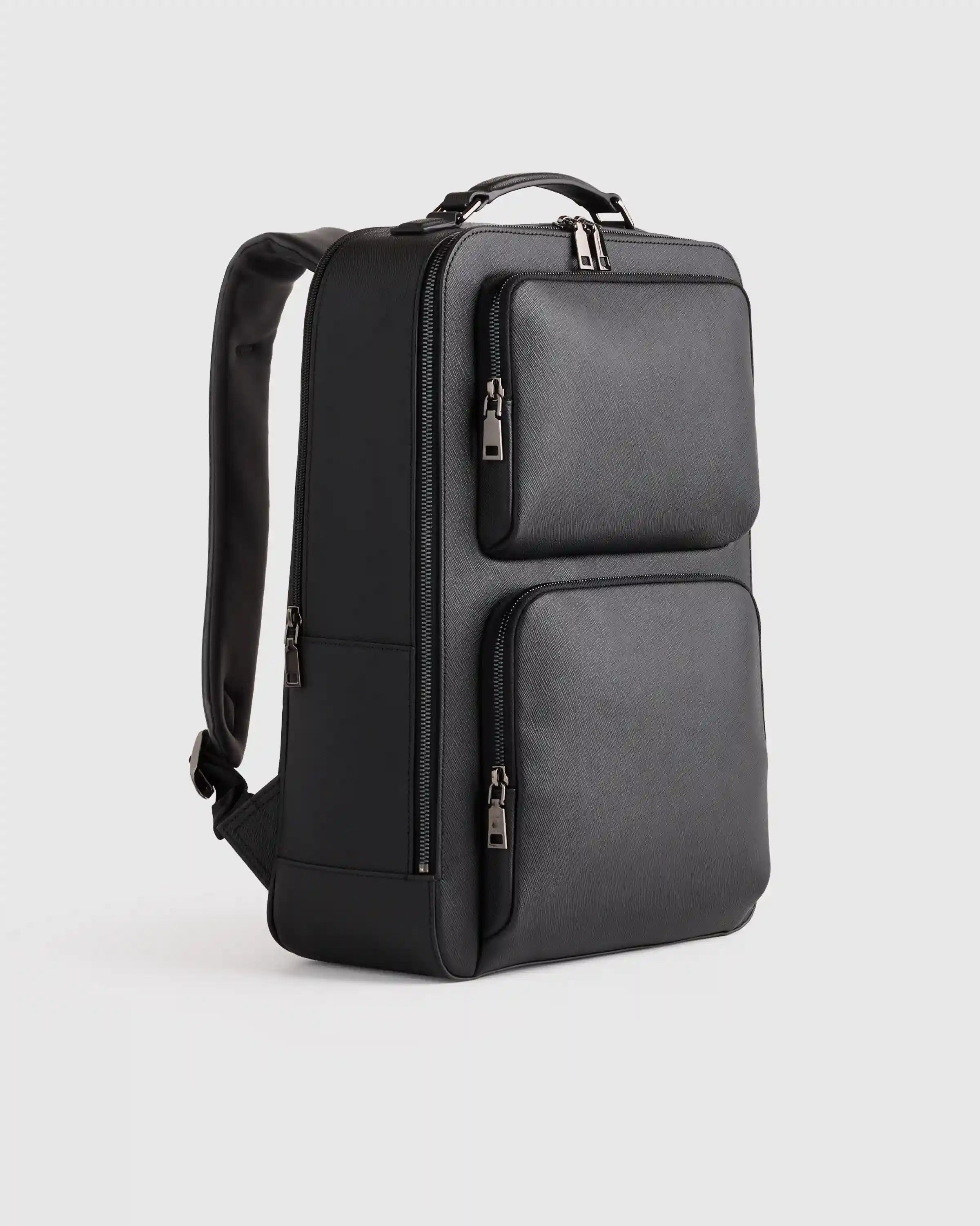 Italian Saffiano Laptop Backpack
