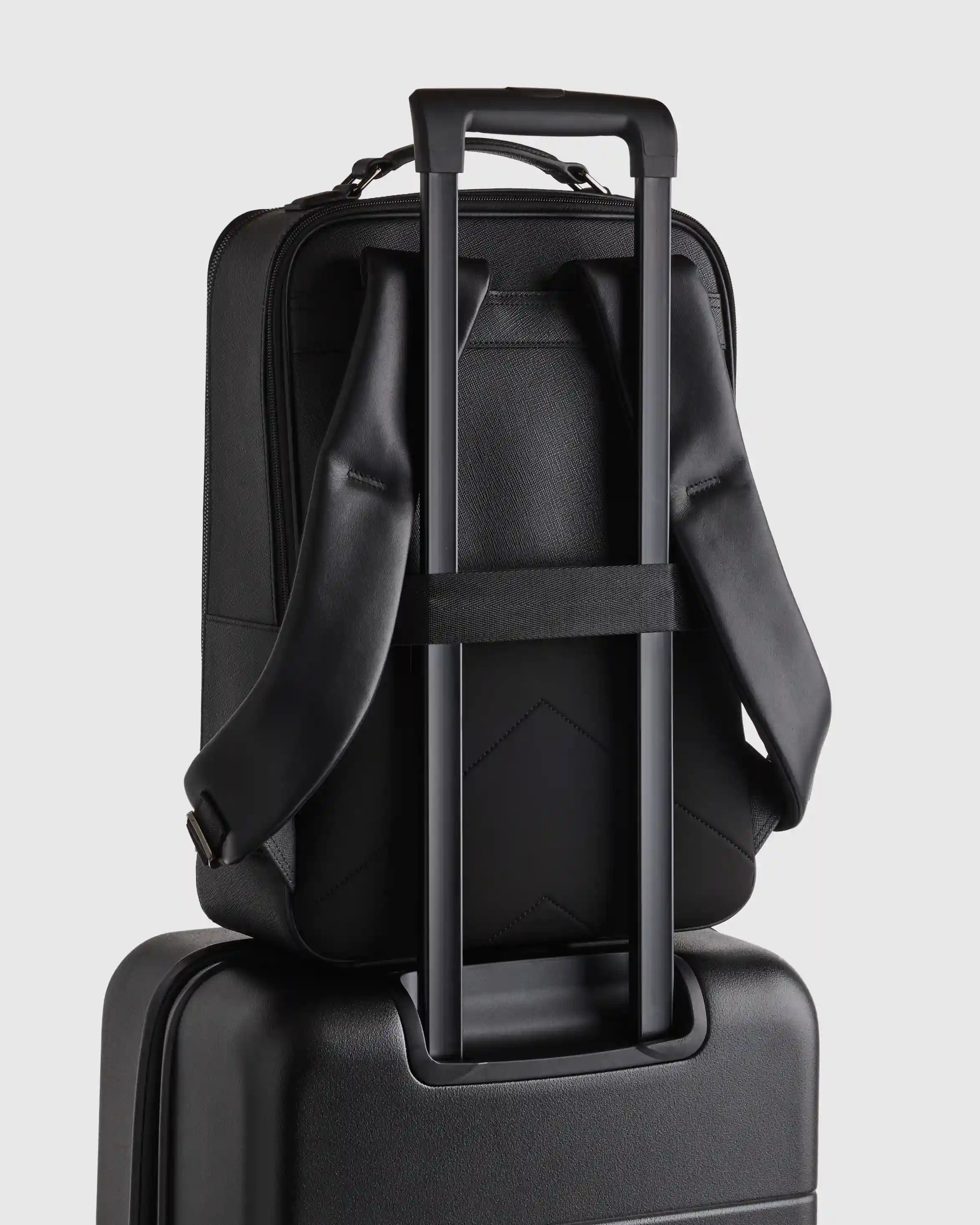 Italian Saffiano Laptop Backpack