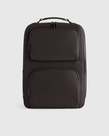 Italian Saffiano Laptop Backpack