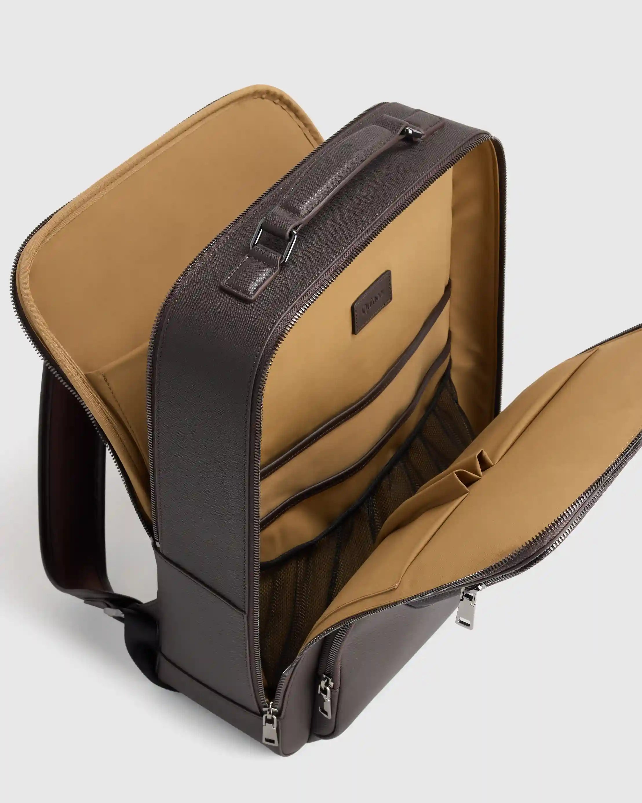 Italian Saffiano Laptop Backpack
