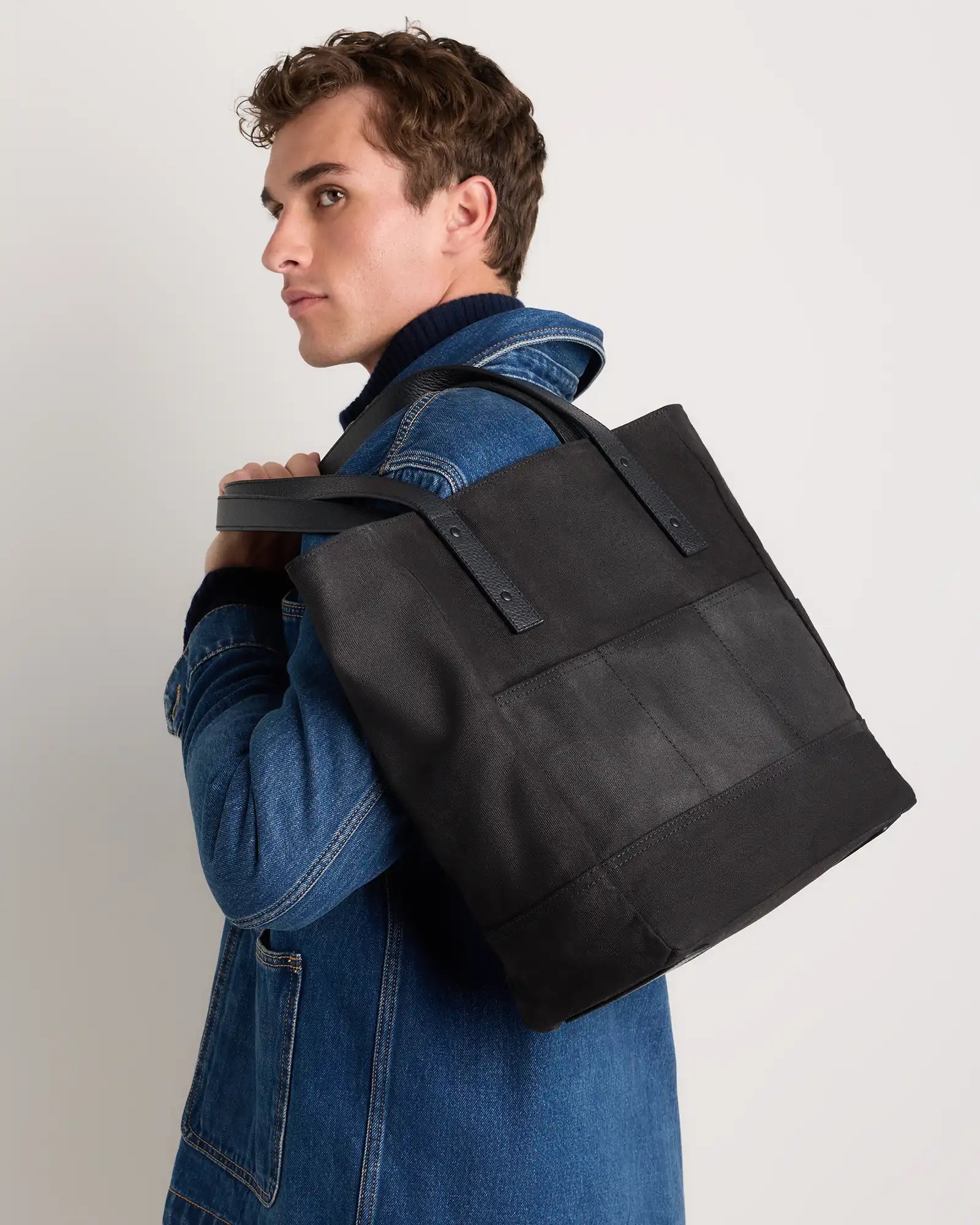 Waxed Canvas Utility Tote